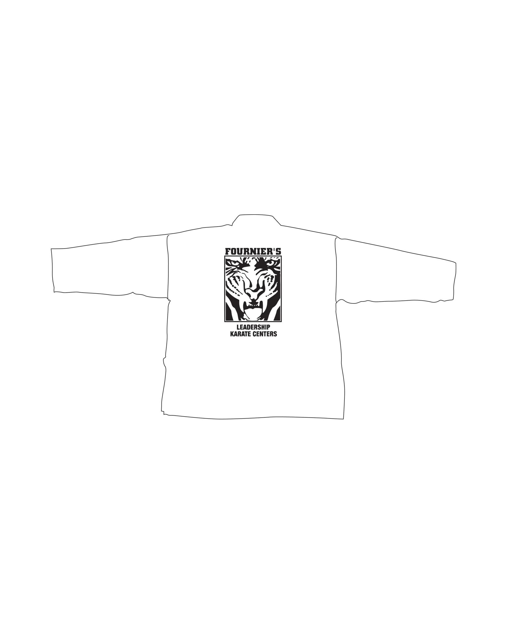 Lightweight Student Uniform, White