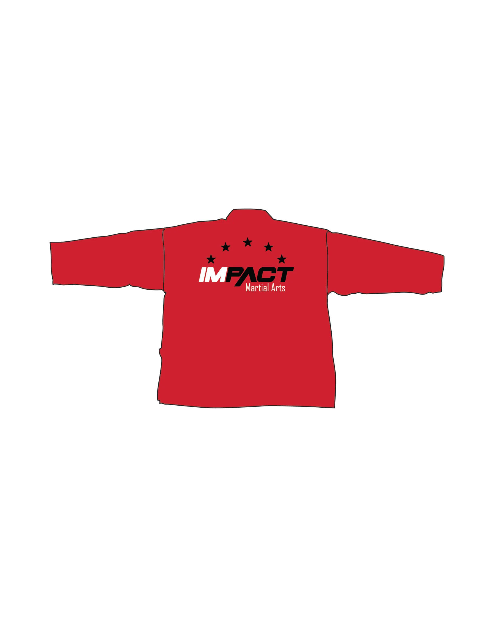 Lightweight Student Uniform, Red