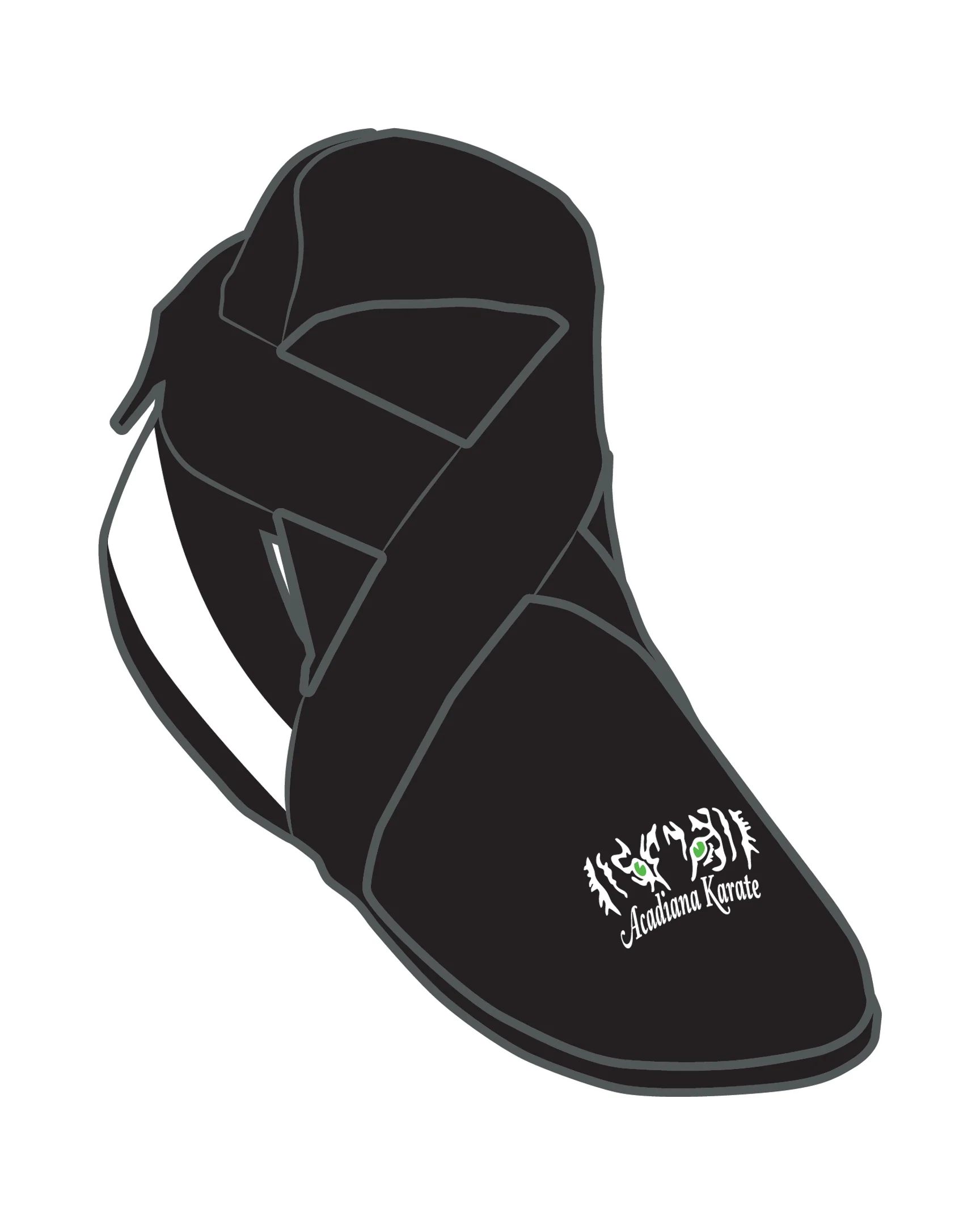 Determination Kicks Custom, Black/White