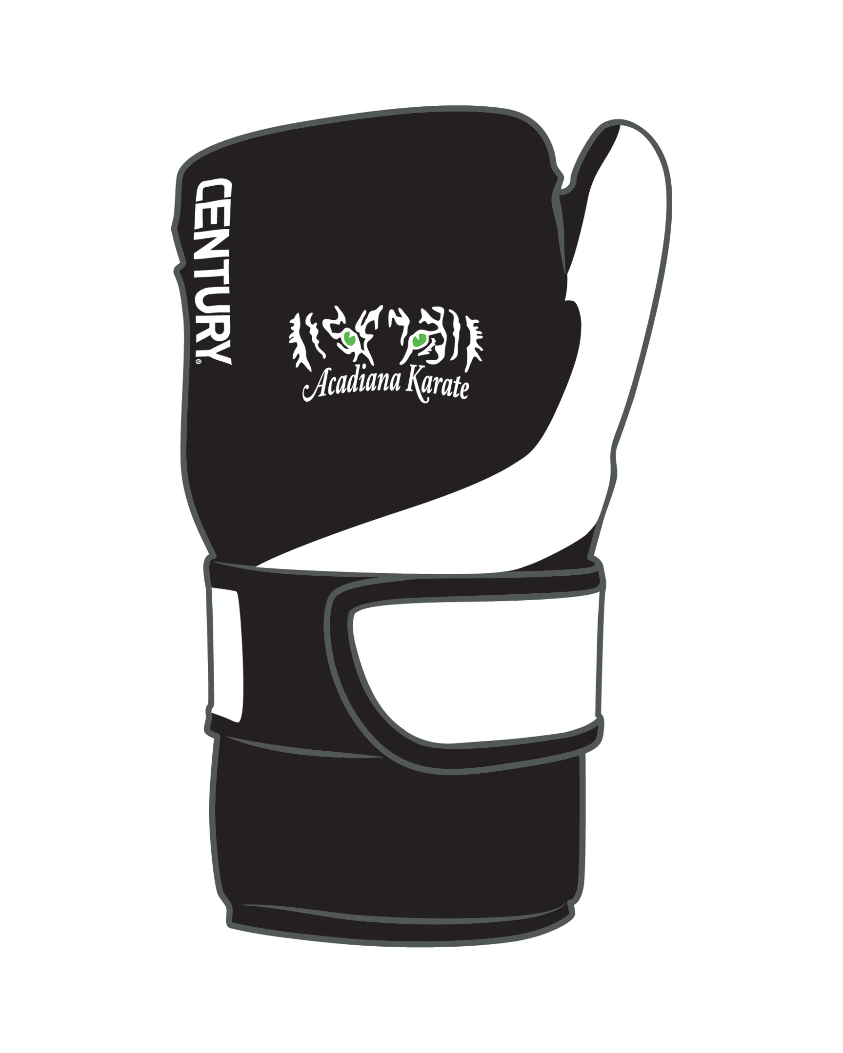 Determination Punches Custom, Black/White