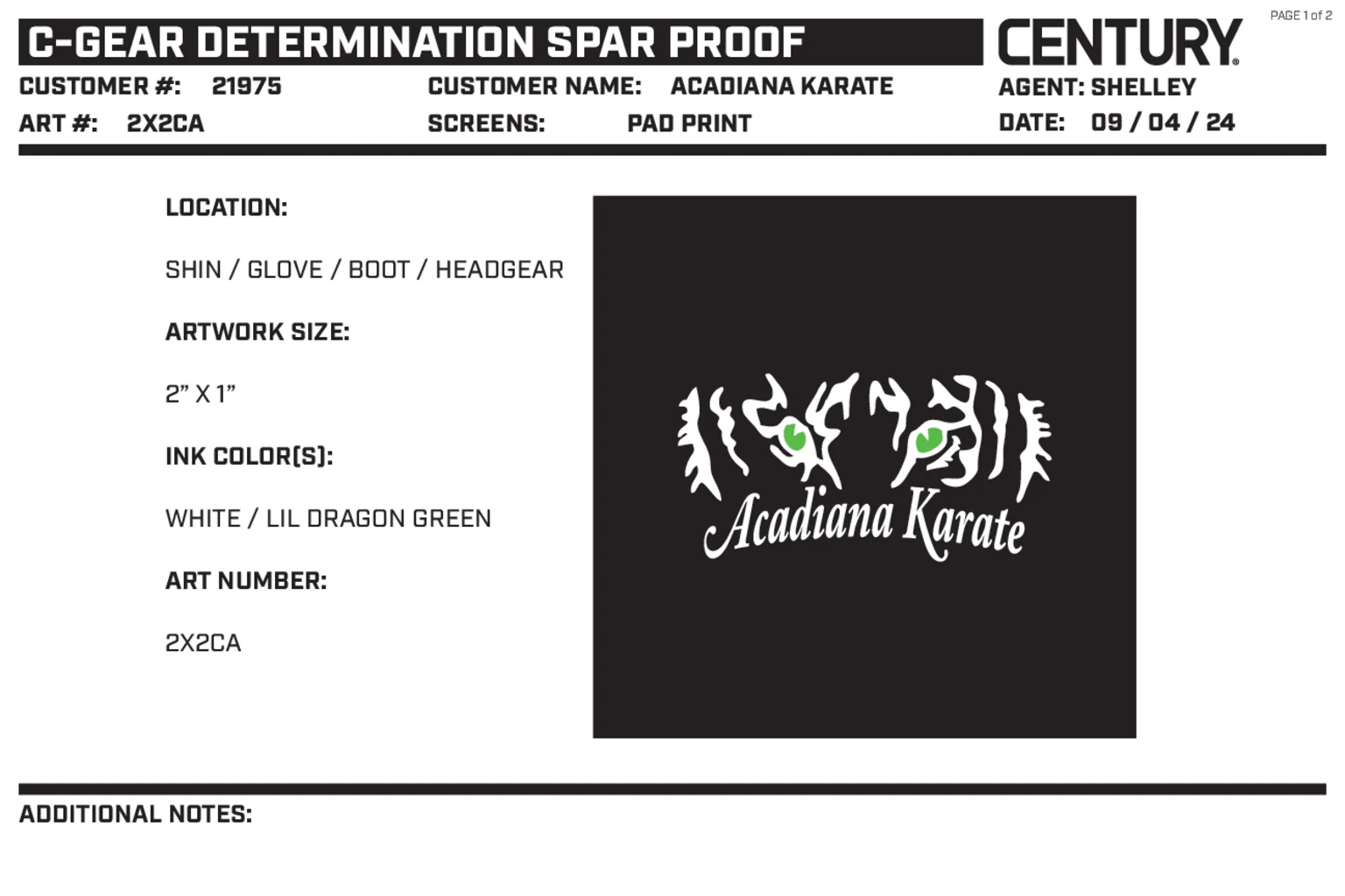 Determination Punches Custom, Black/White - Image 2