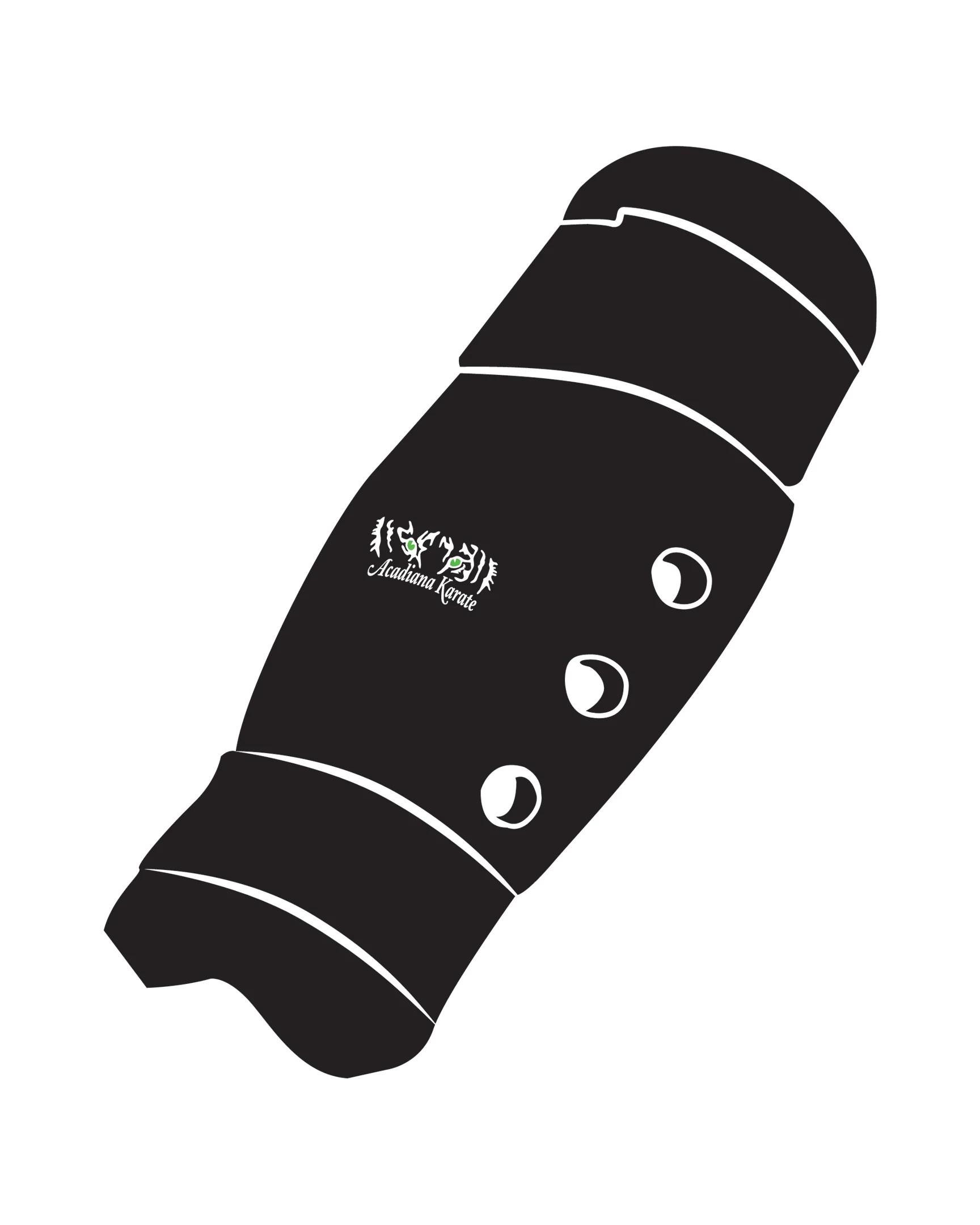Shin Guard Custom, Black