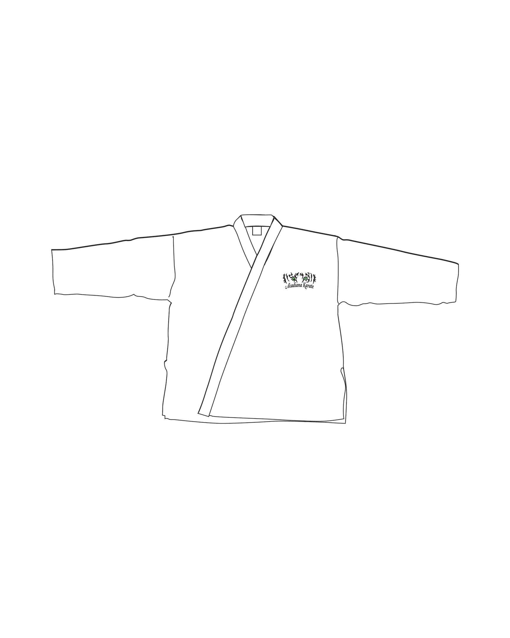 Lightweight Student Uniform, White - Image 2