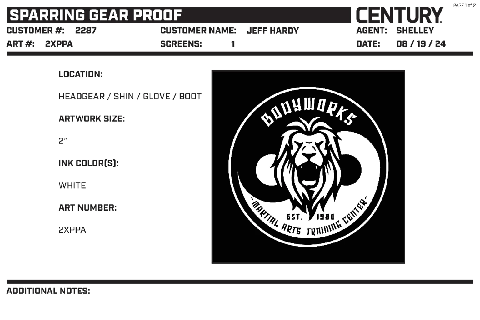 Headgear with shield Custom, Black - Image 2