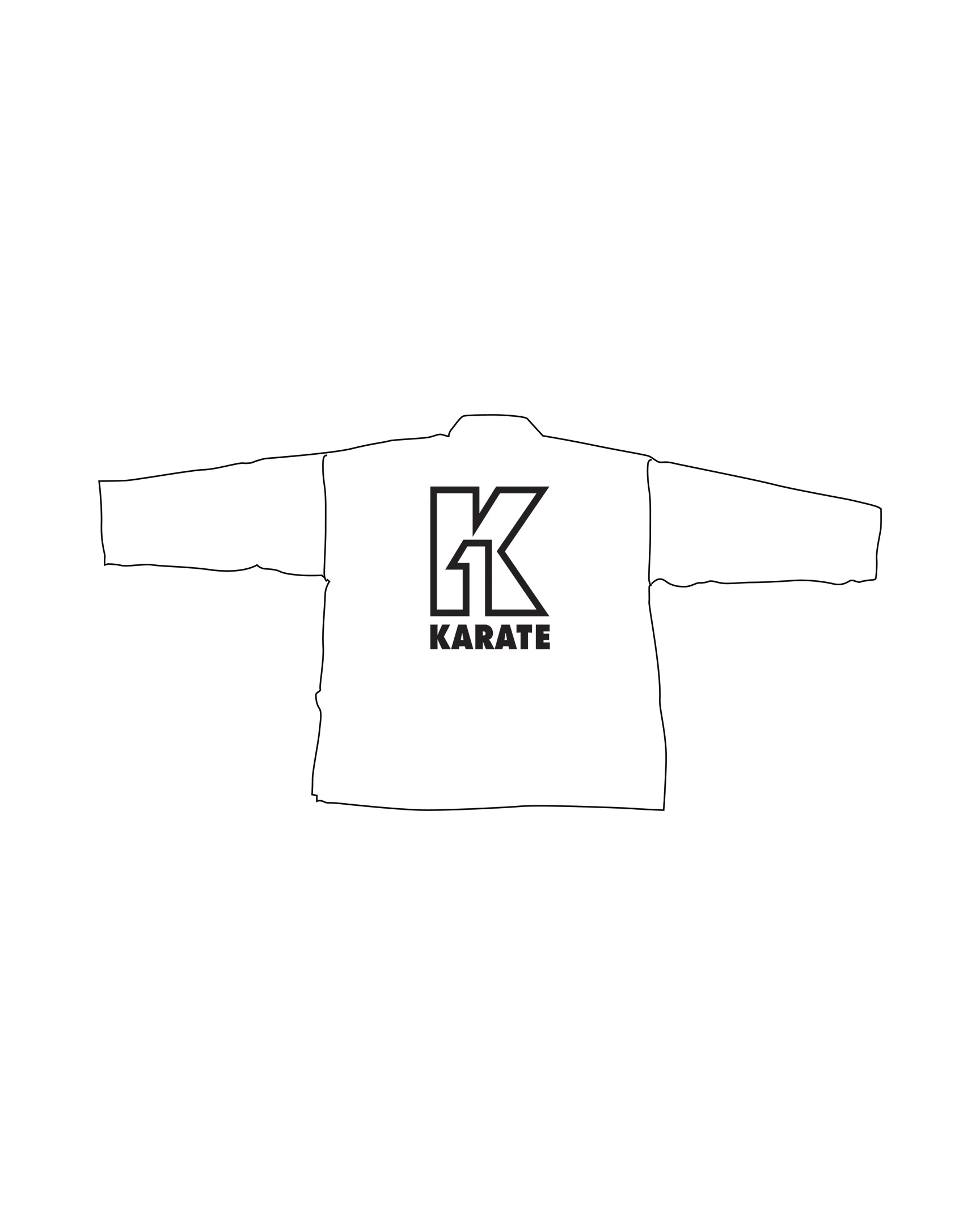 Student Elastic Uniform, White