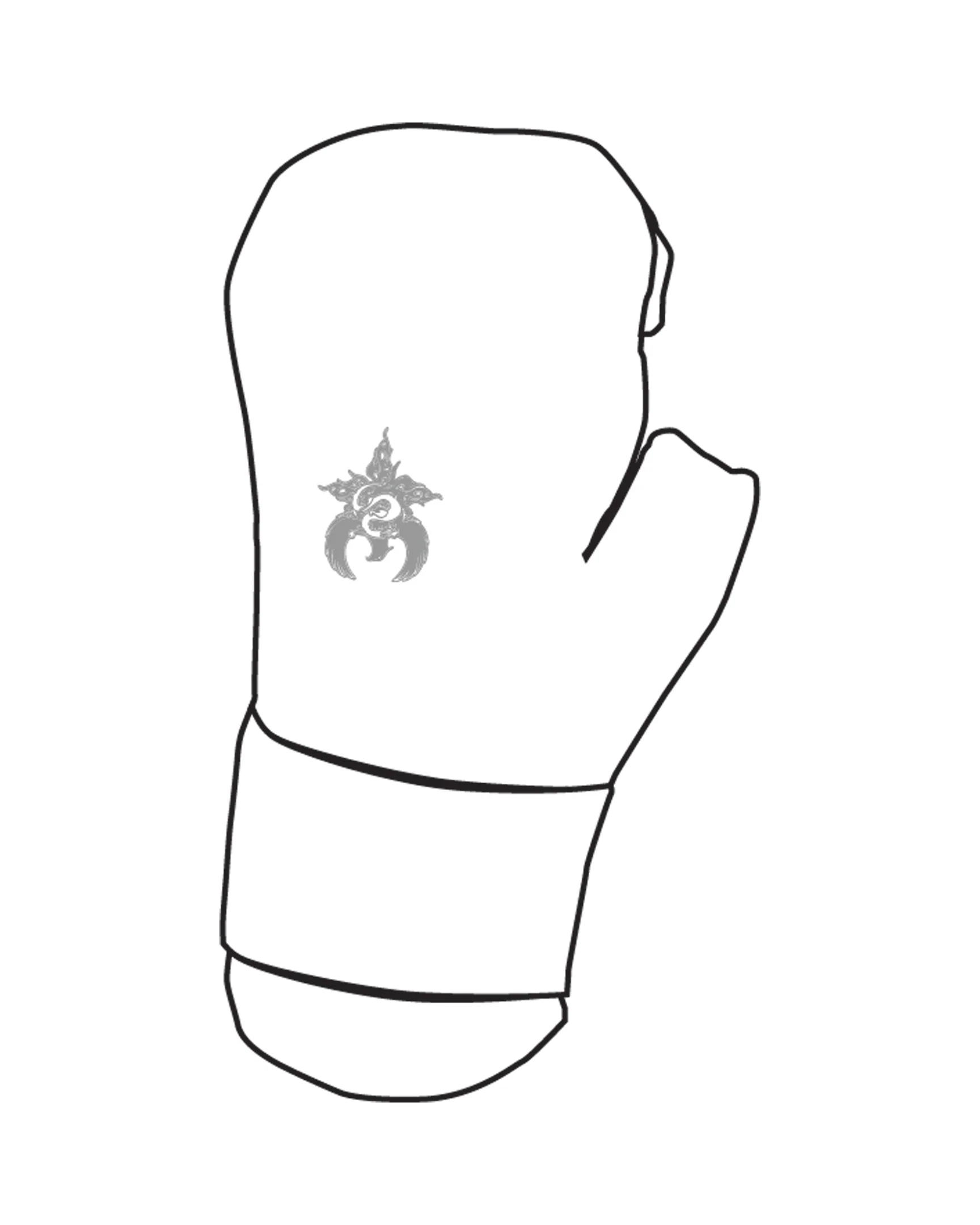 Century Glove Blank, White