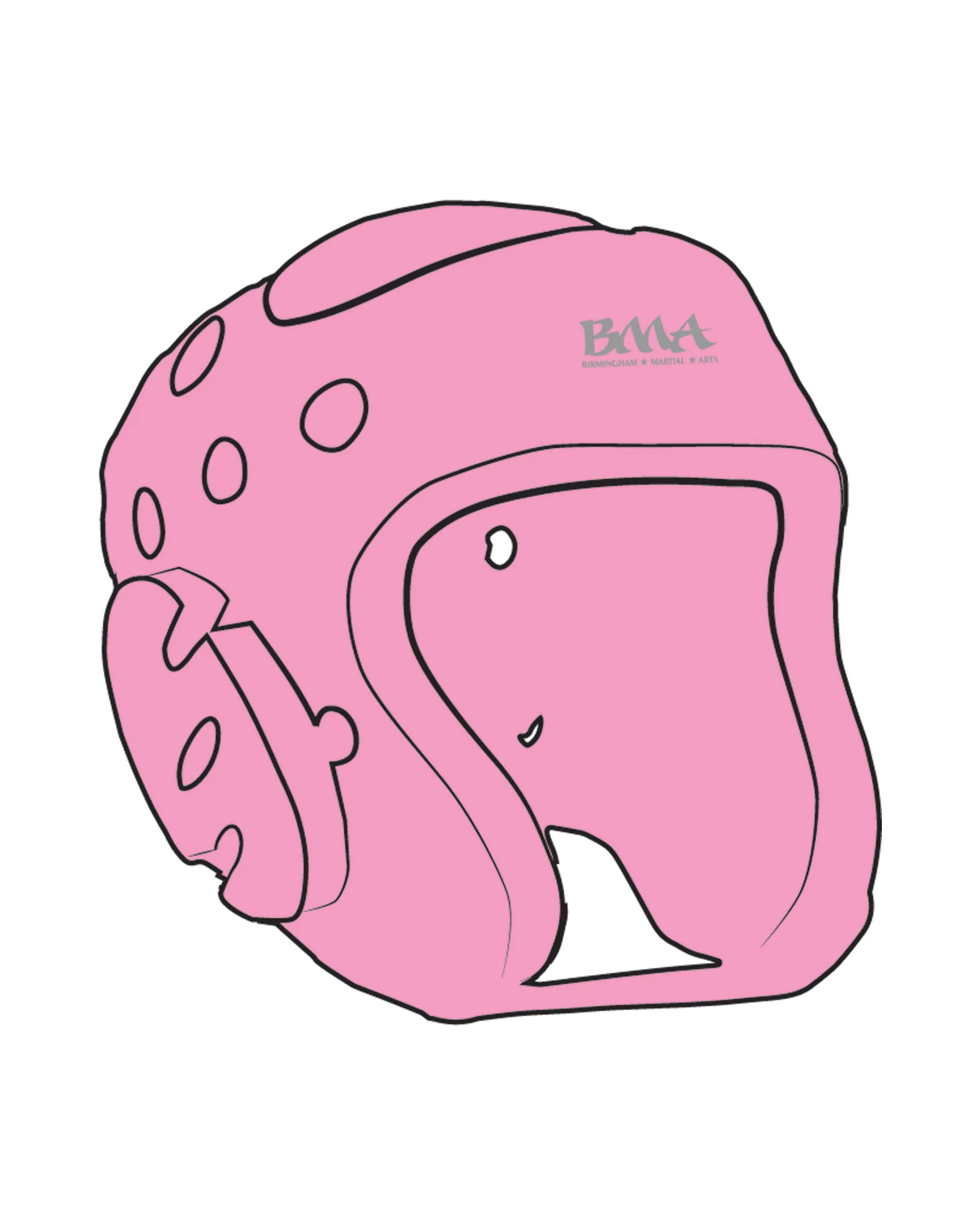 Century Headgear Custom, Neon Pink