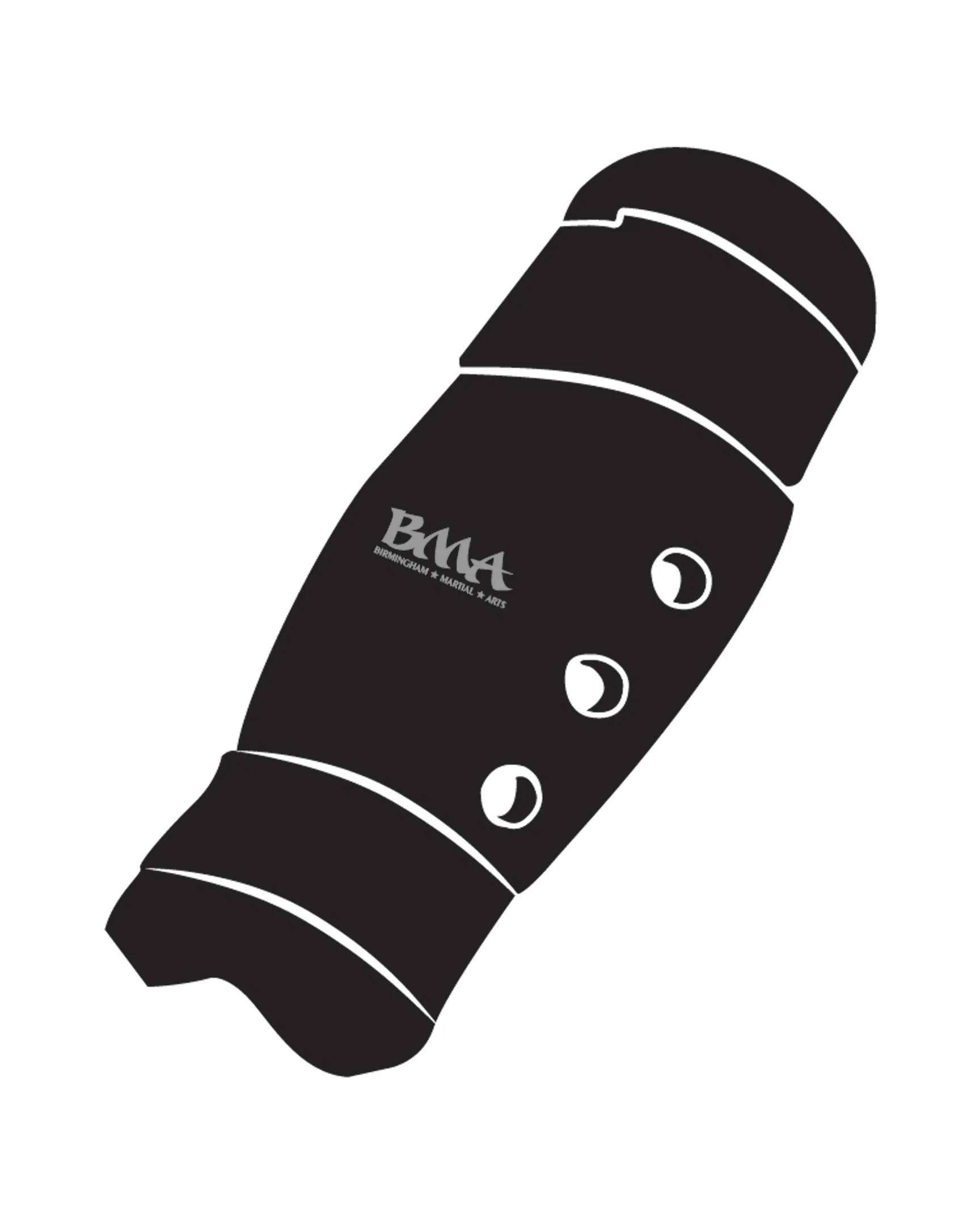 Shin Guard Custom, Black
