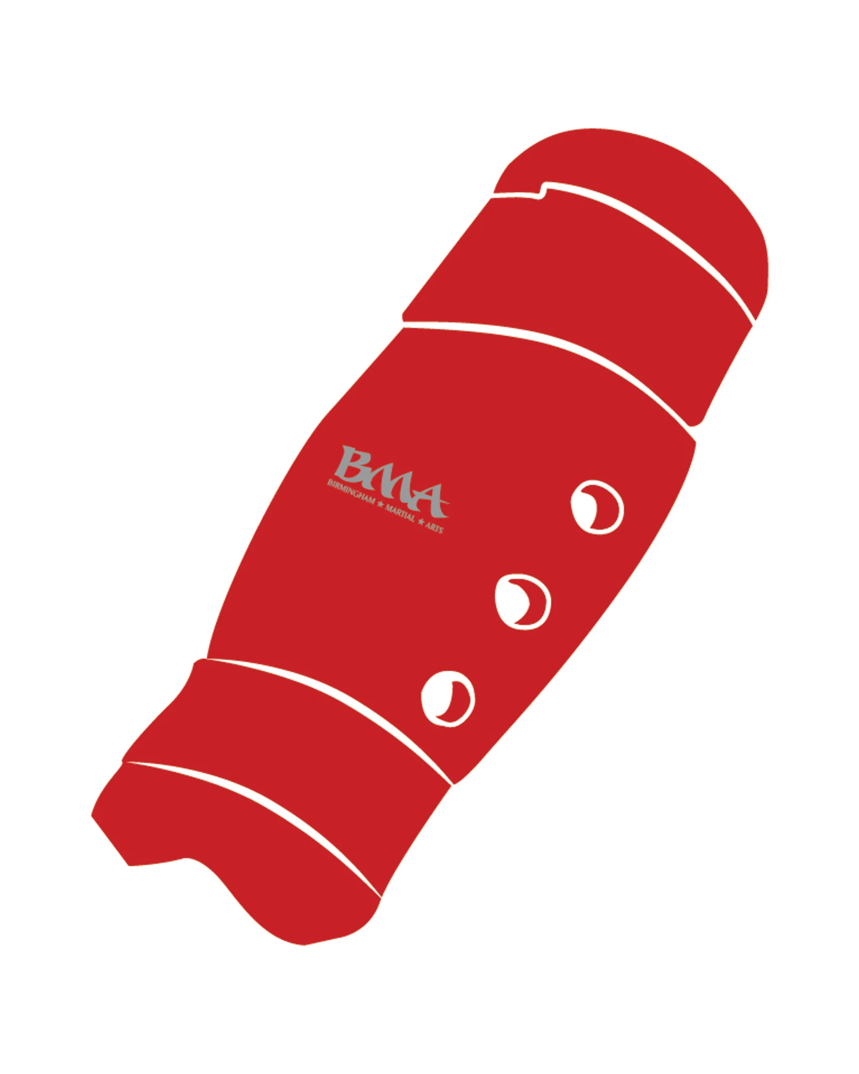 Shin Guard Custom, Red
