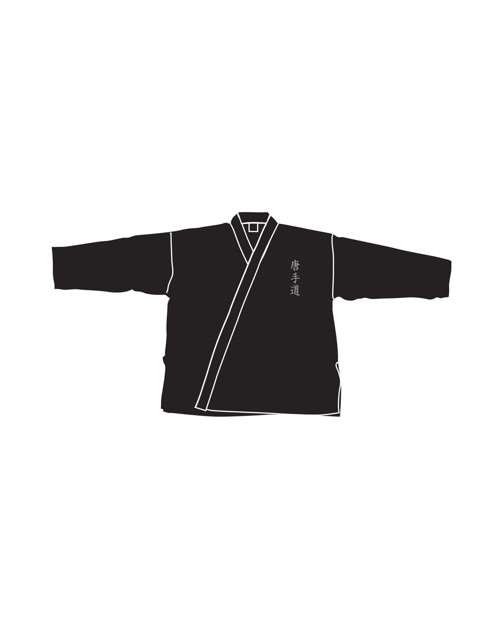 Lightweight Student Uniform, Black - Image 2