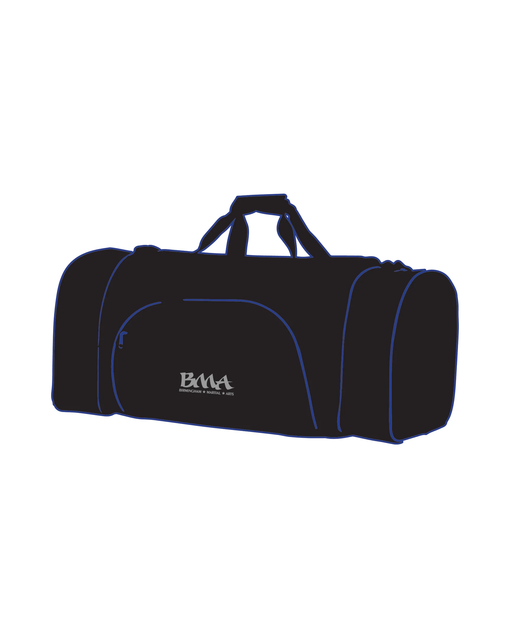 CUSTOM C GEAR DUFFLE BAG, Black/Blue