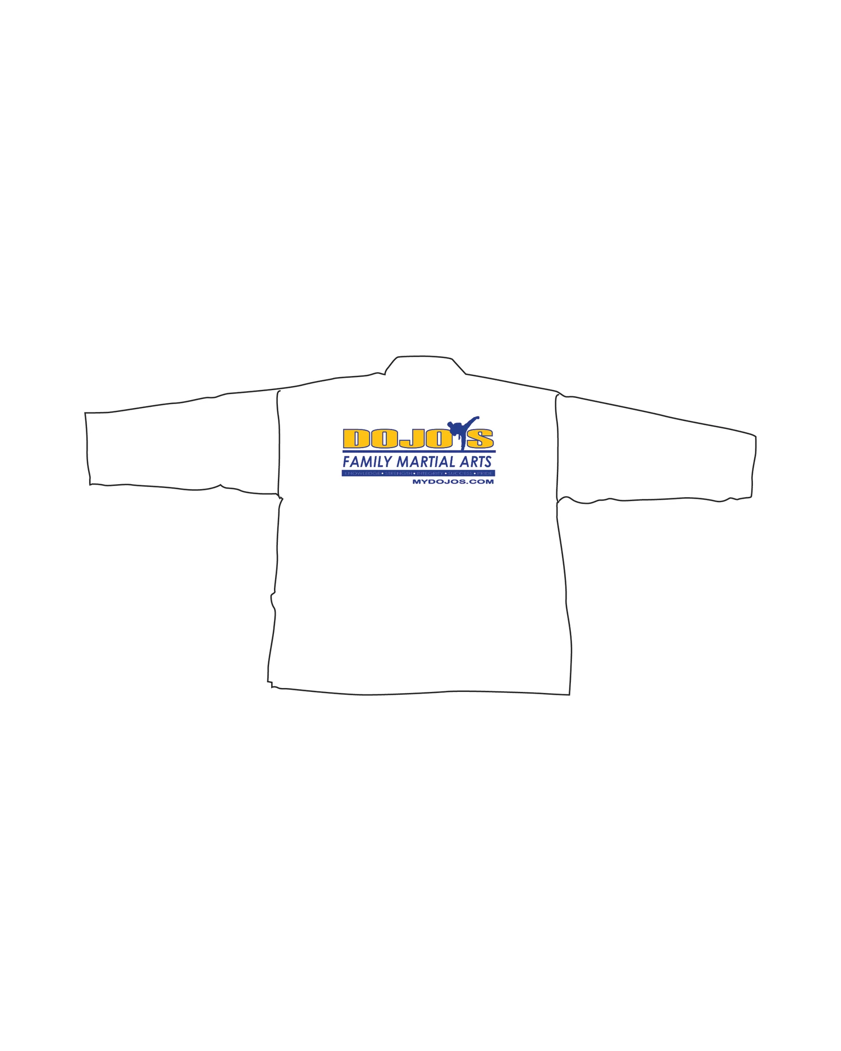 Student Top, White - Image 2