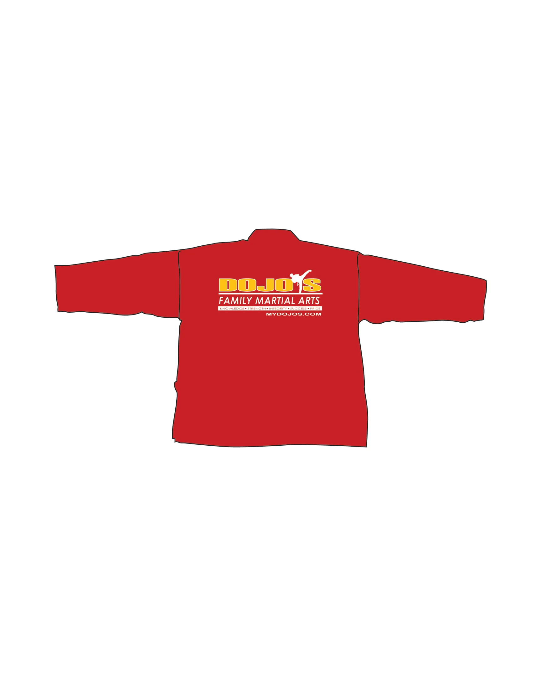 Student Elastic Uniform, Red
