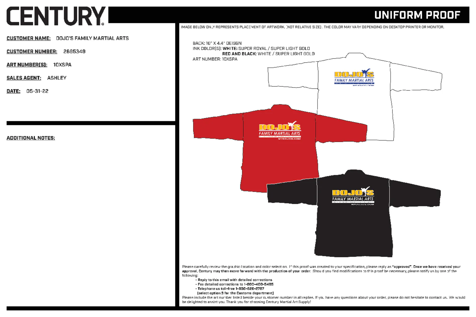 Student Elastic Uniform, Red - Image 2