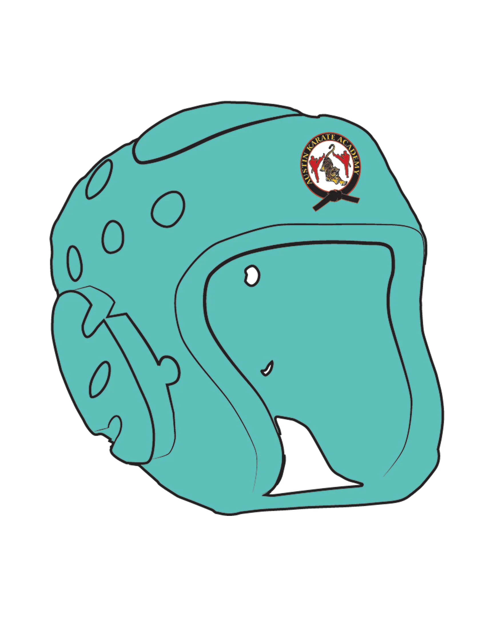 Century Headgear Custom, Teal