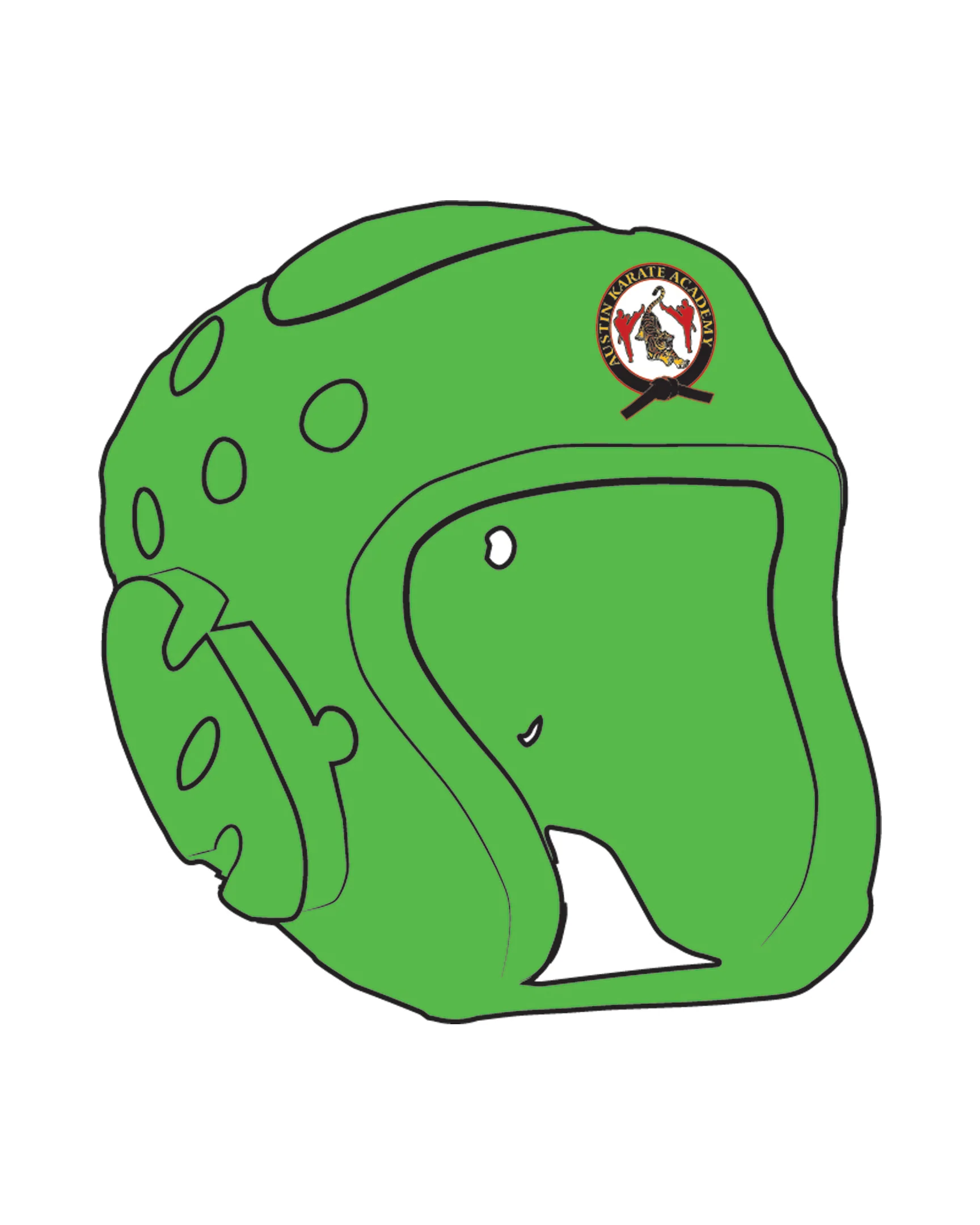 Century Headgear Custom, Neon Green