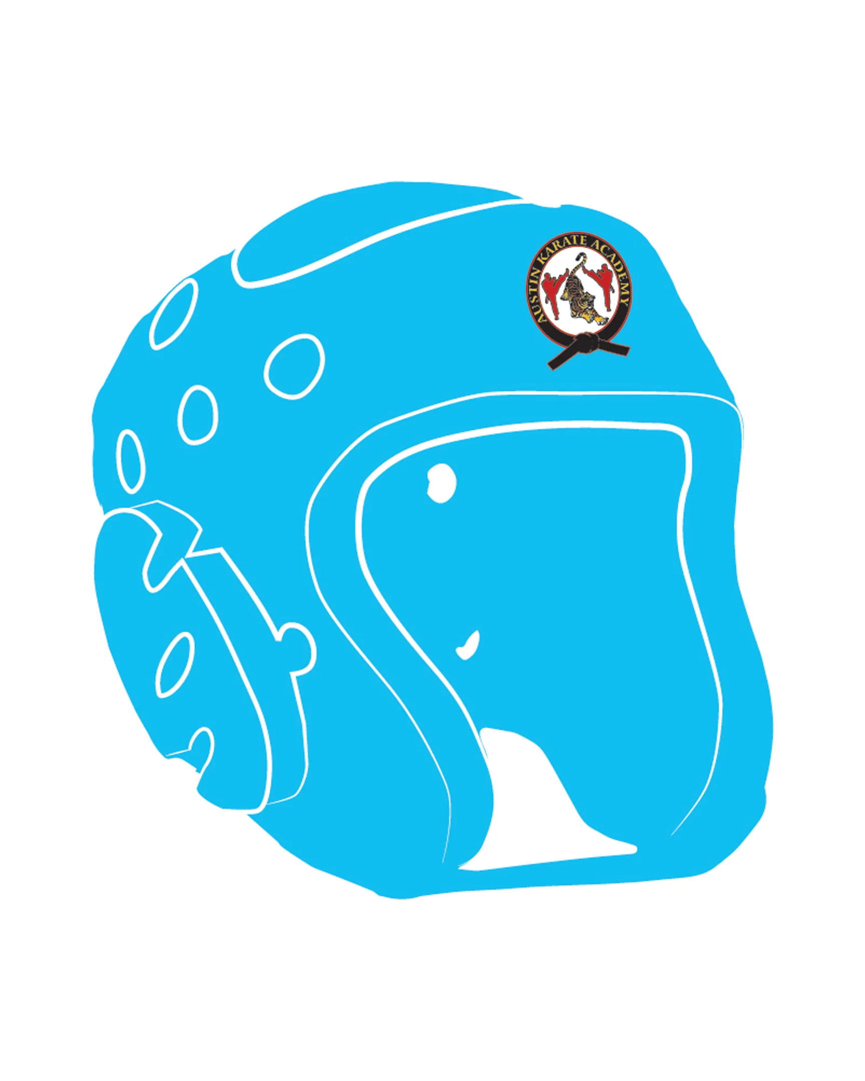 Century Headgear Custom, Neon Blue