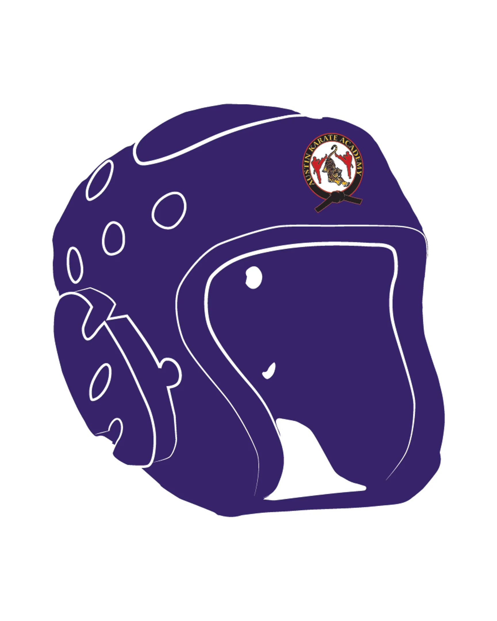 Century Headgear Custom, Purple
