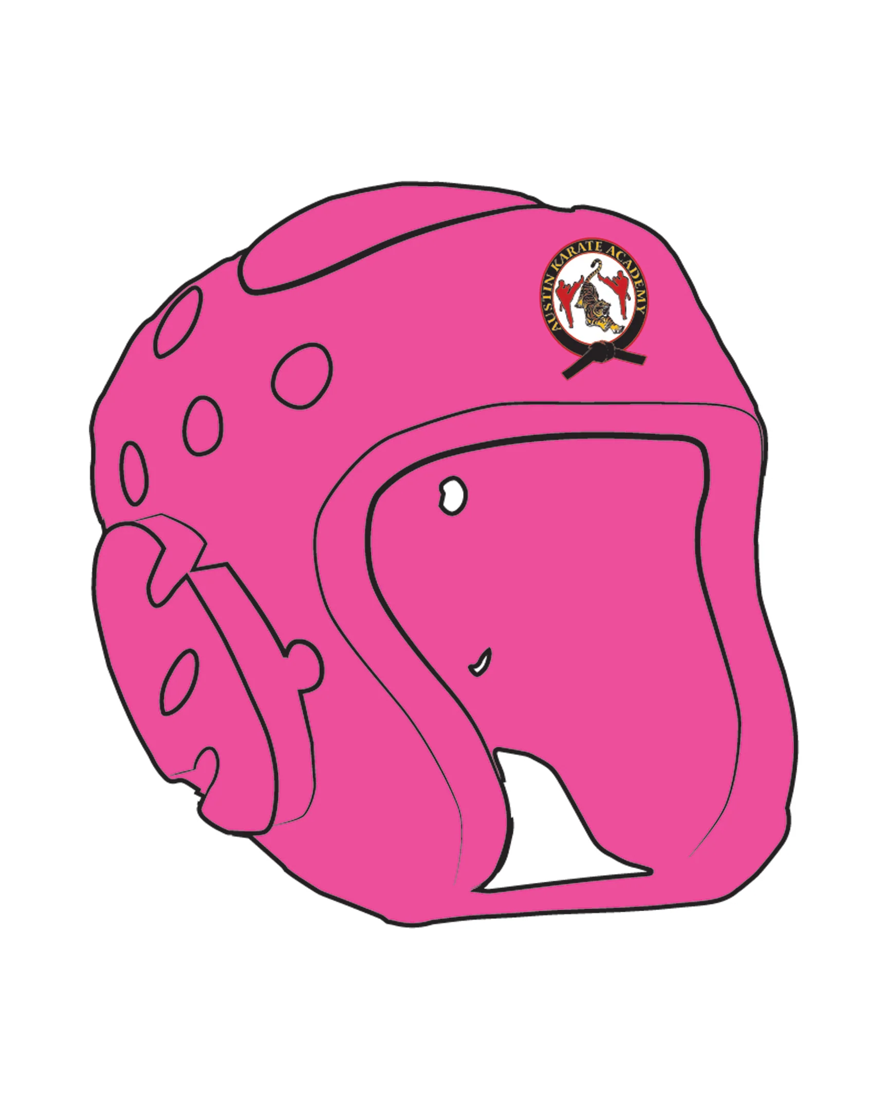 Century Headgear Custom, Neon Pink