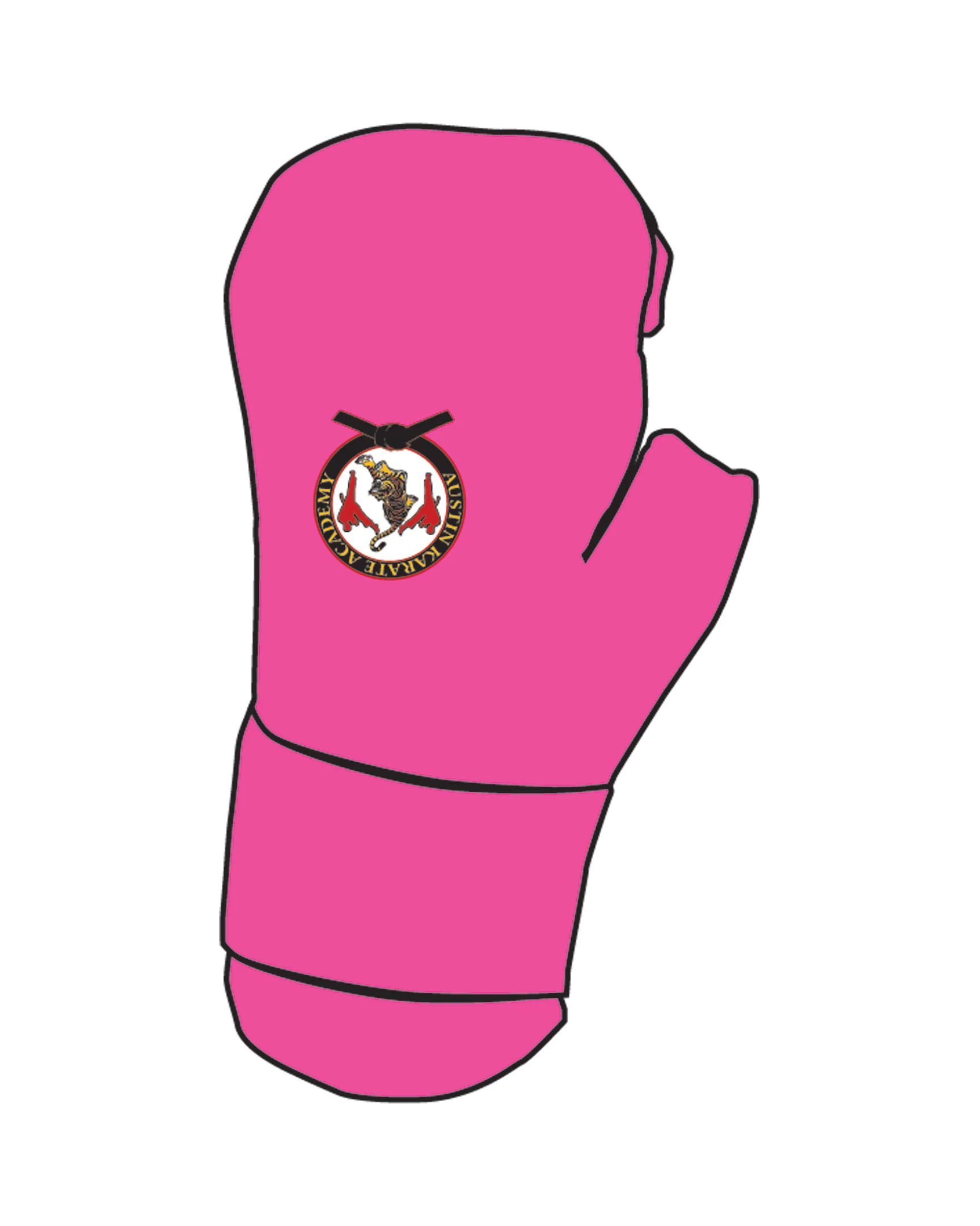 Century Glove Blank, Neon Pink