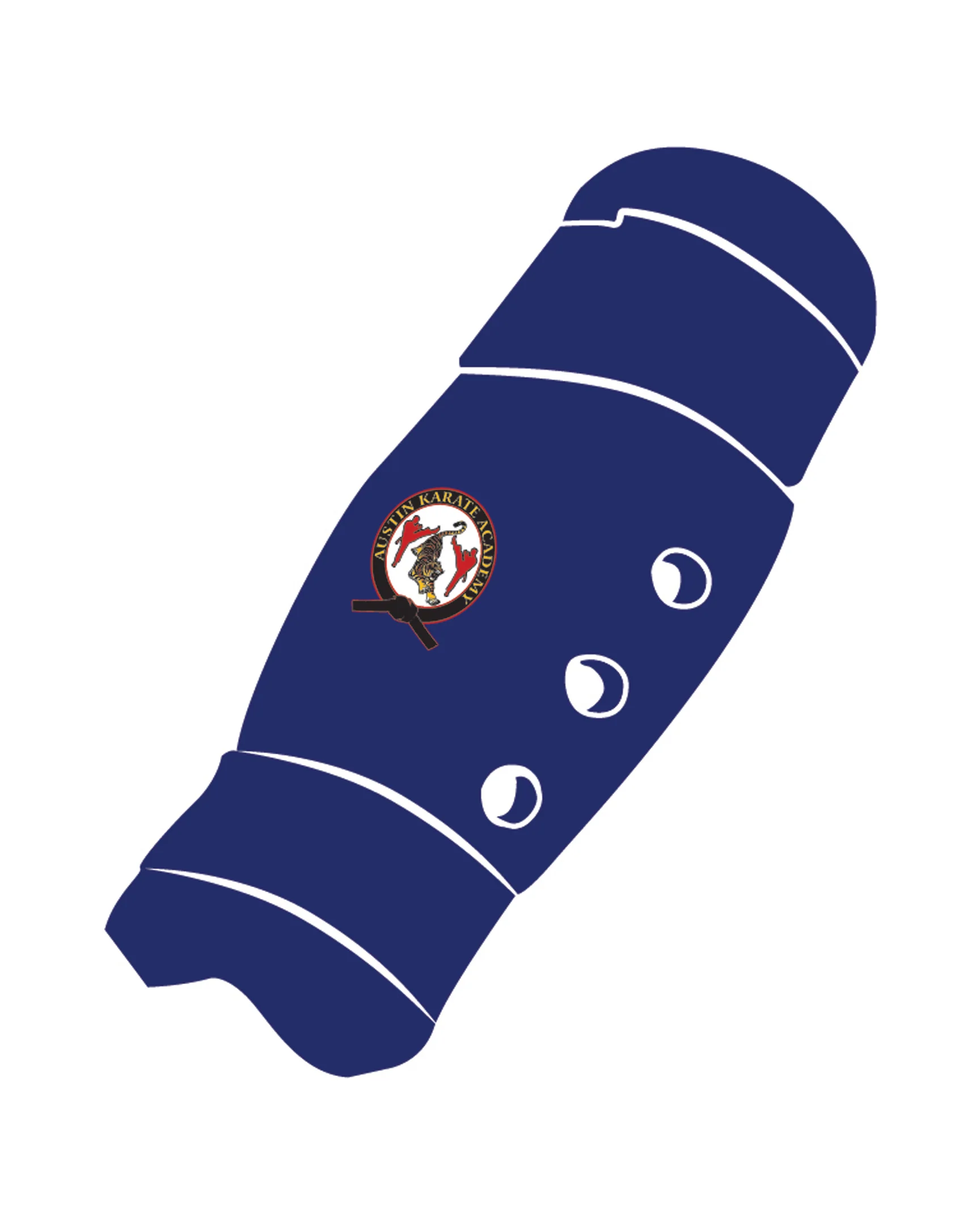Shin Guard Custom, Blue