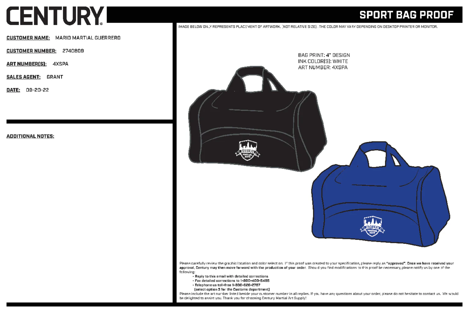 Medium Sport Bag - Custom Black, Black - Image 2
