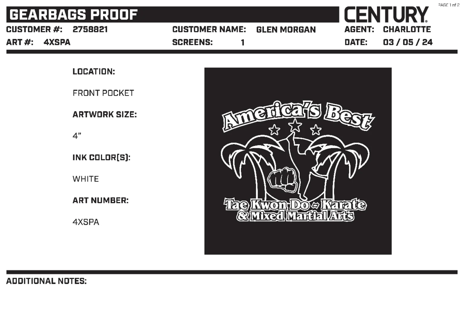 CUSTOM C GEAR DUFFLE BAG, Black/White - Image 2