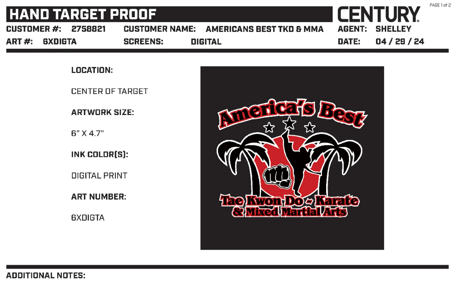 CUSTOM HAND TARGET Black, Black - Image 2