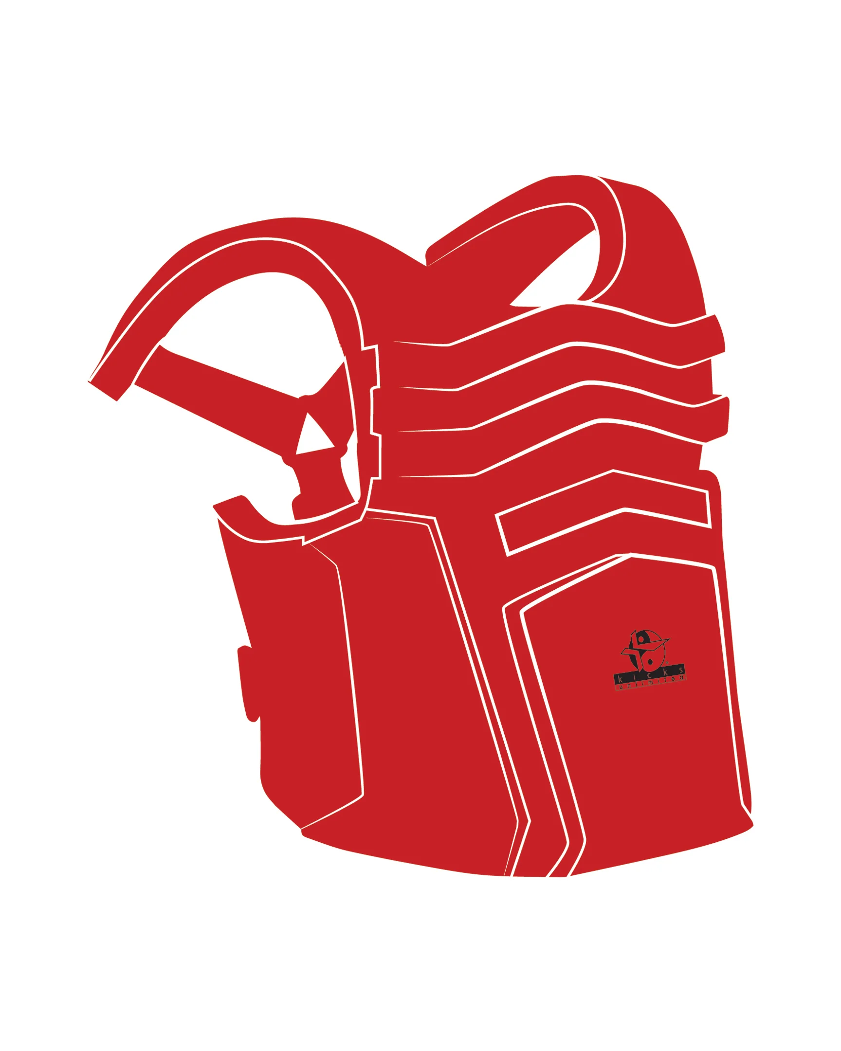 P2 Chest Guard - Custom, Red