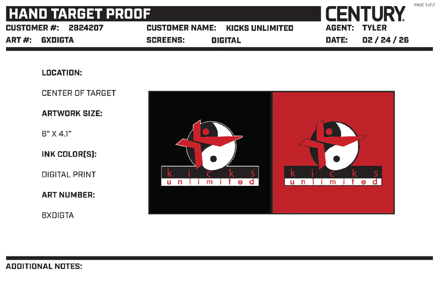 CUSTOM HAND TARGET Black, Black - Image 2