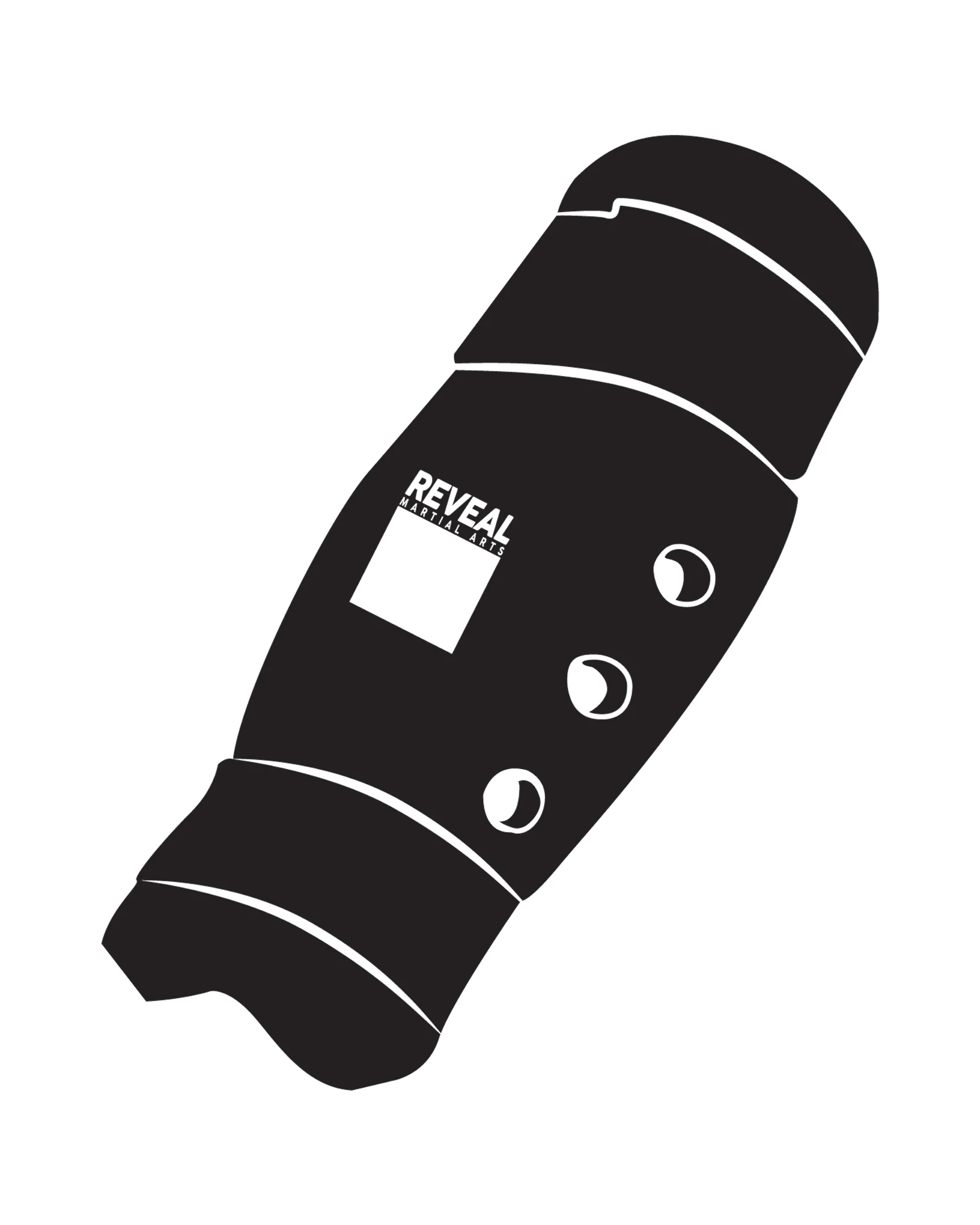Shin Guard Custom, Black