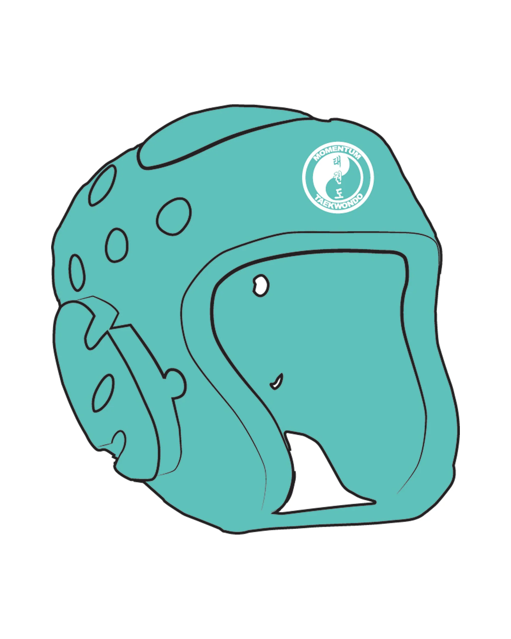 Century Headgear Custom, Teal