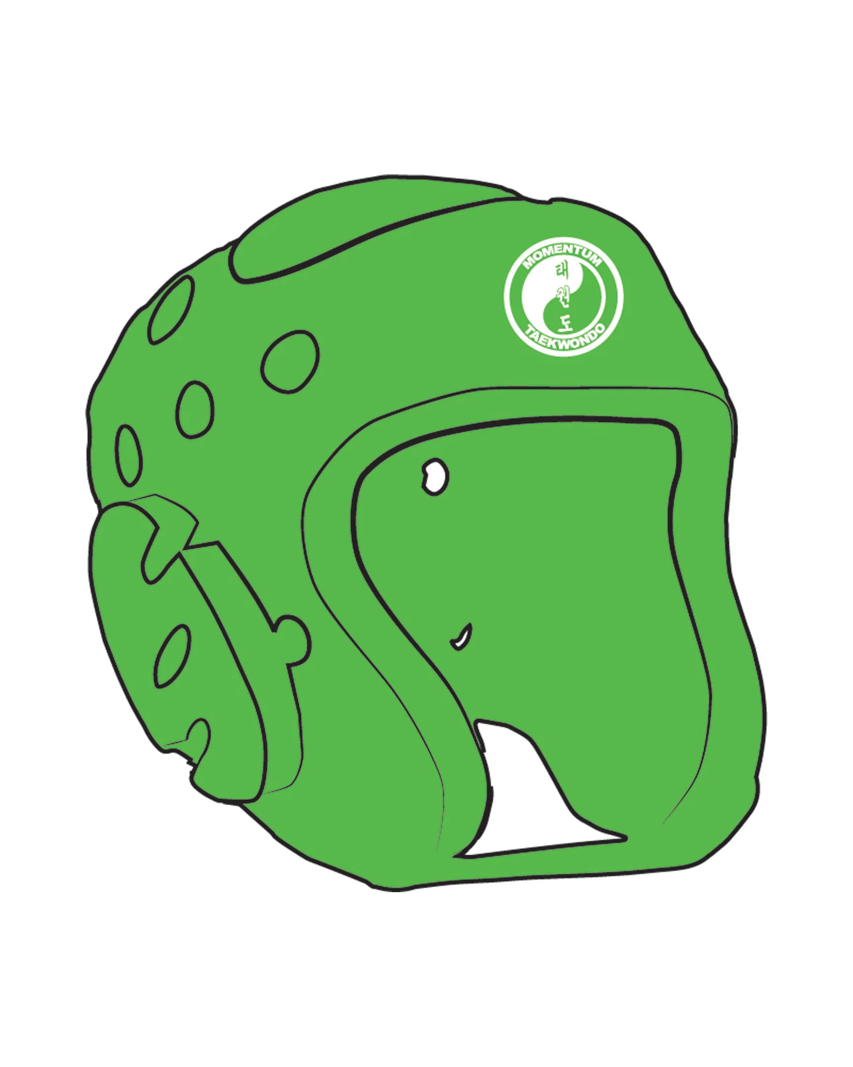Century Headgear Custom, Neon Green