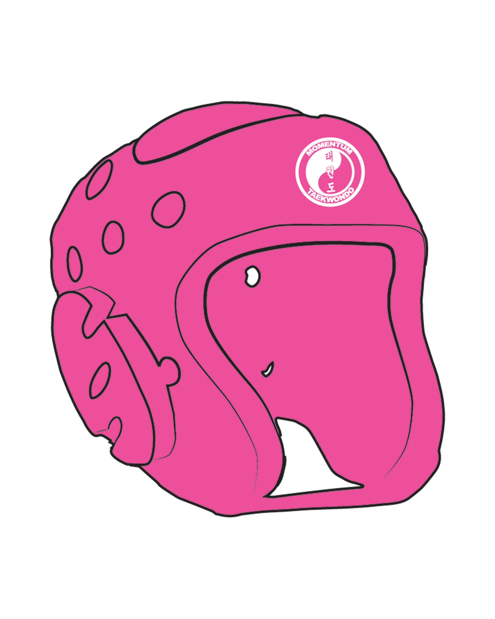 Century Headgear Custom, Neon Pink
