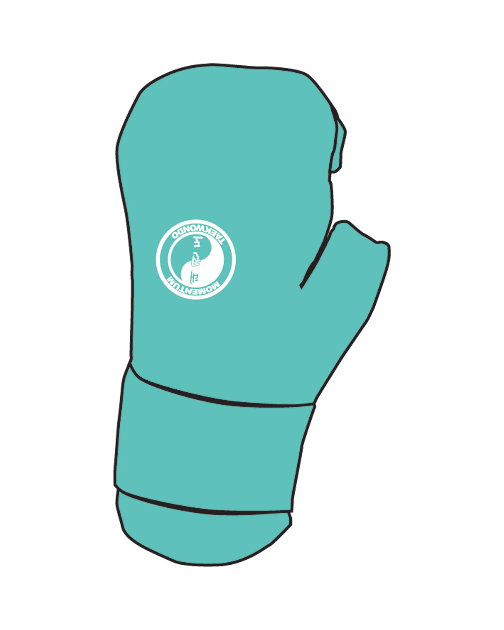 Century Glove Blank, Teal
