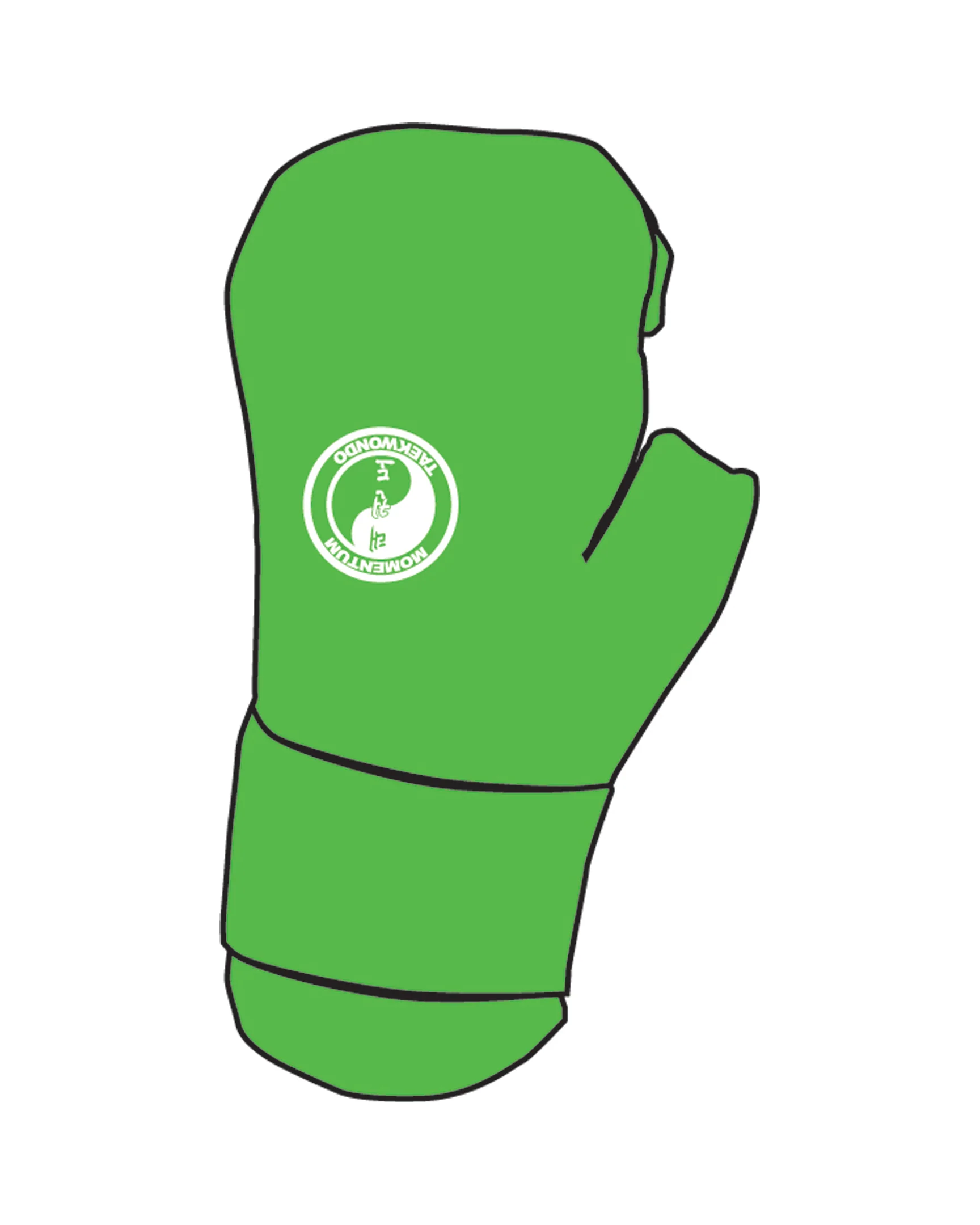 Century Glove Blank, Neon Green