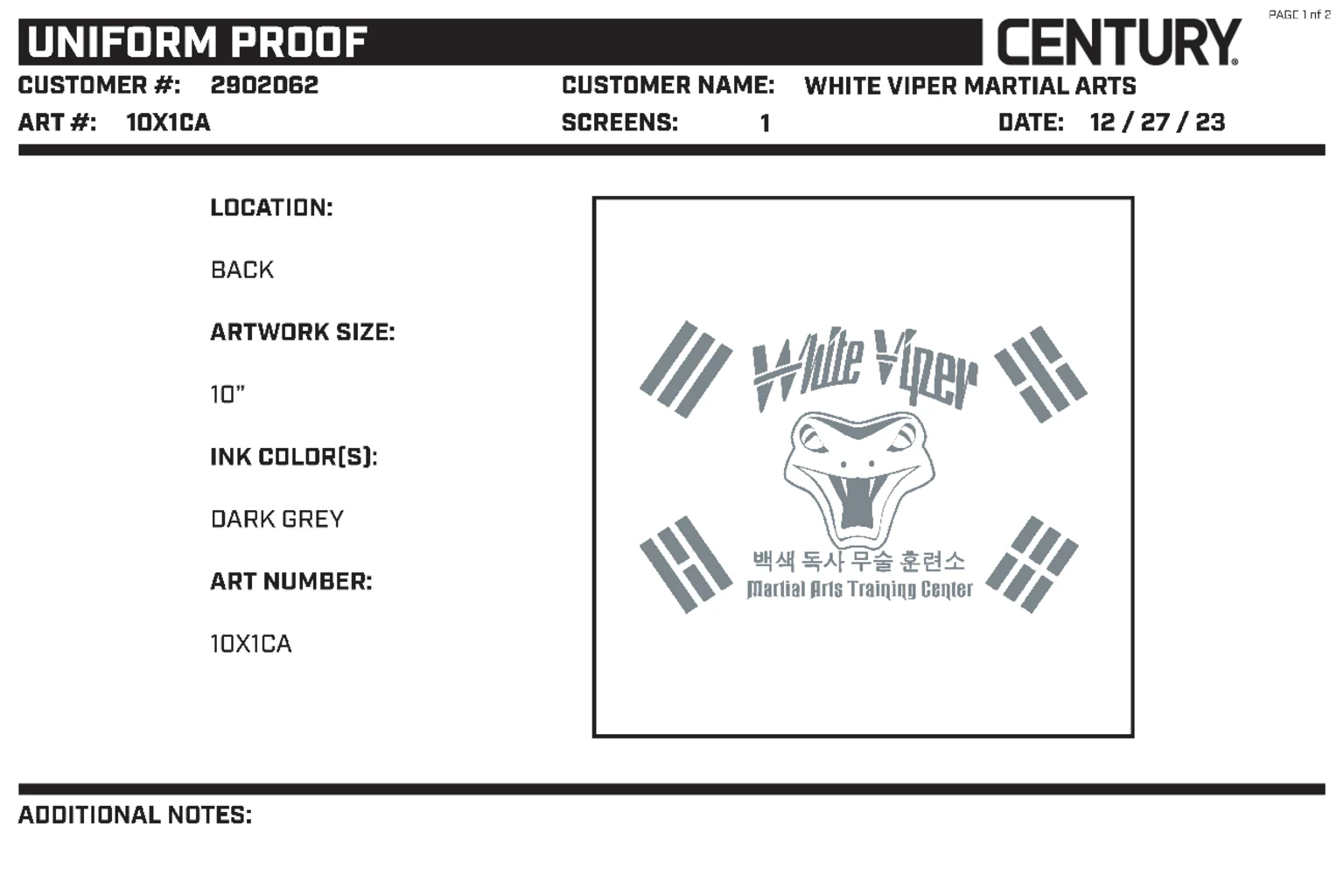 10oz Traditional Top, White - Image 2