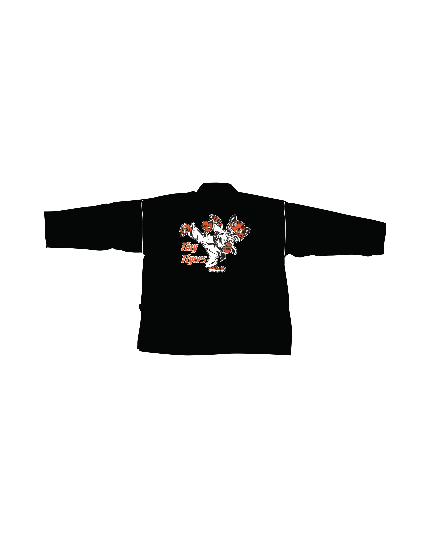 6oz Lightweight Student Jacket Custom, Black