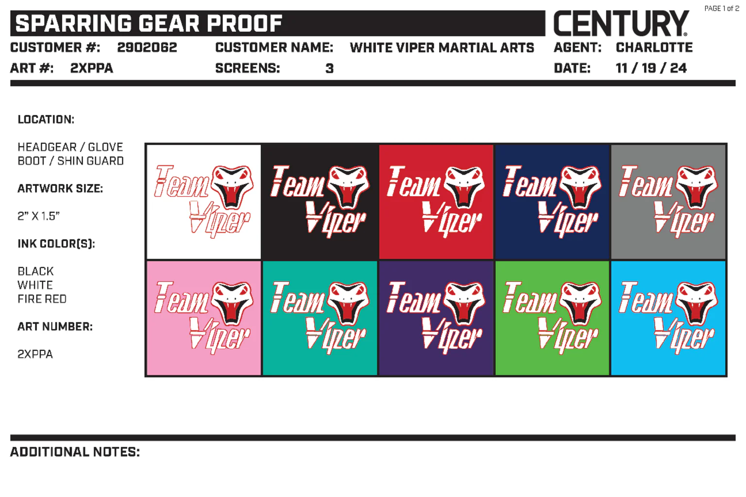 Century Glove Blank, Neon Pink - Image 2