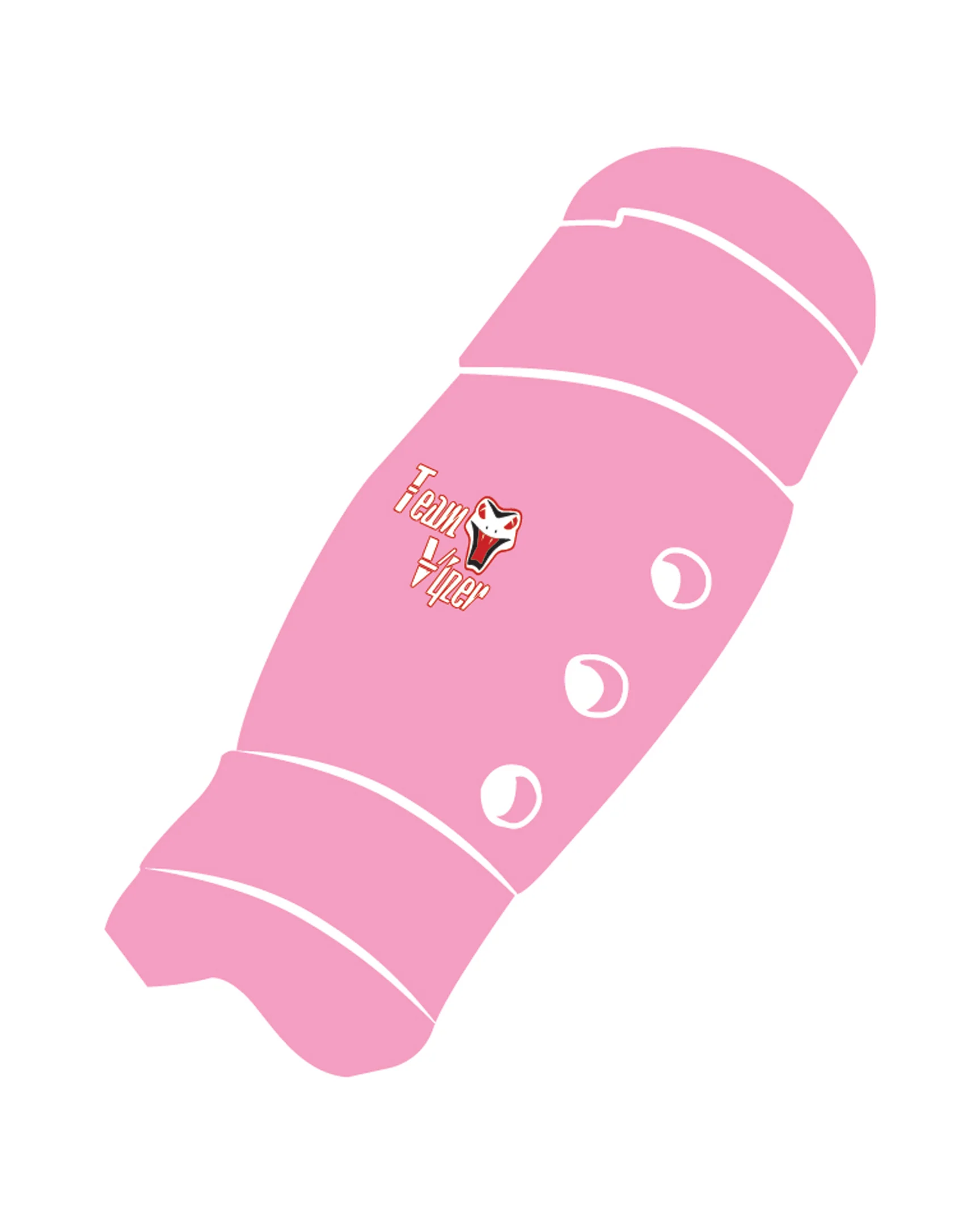Shin Guard Custom, Neon Pink