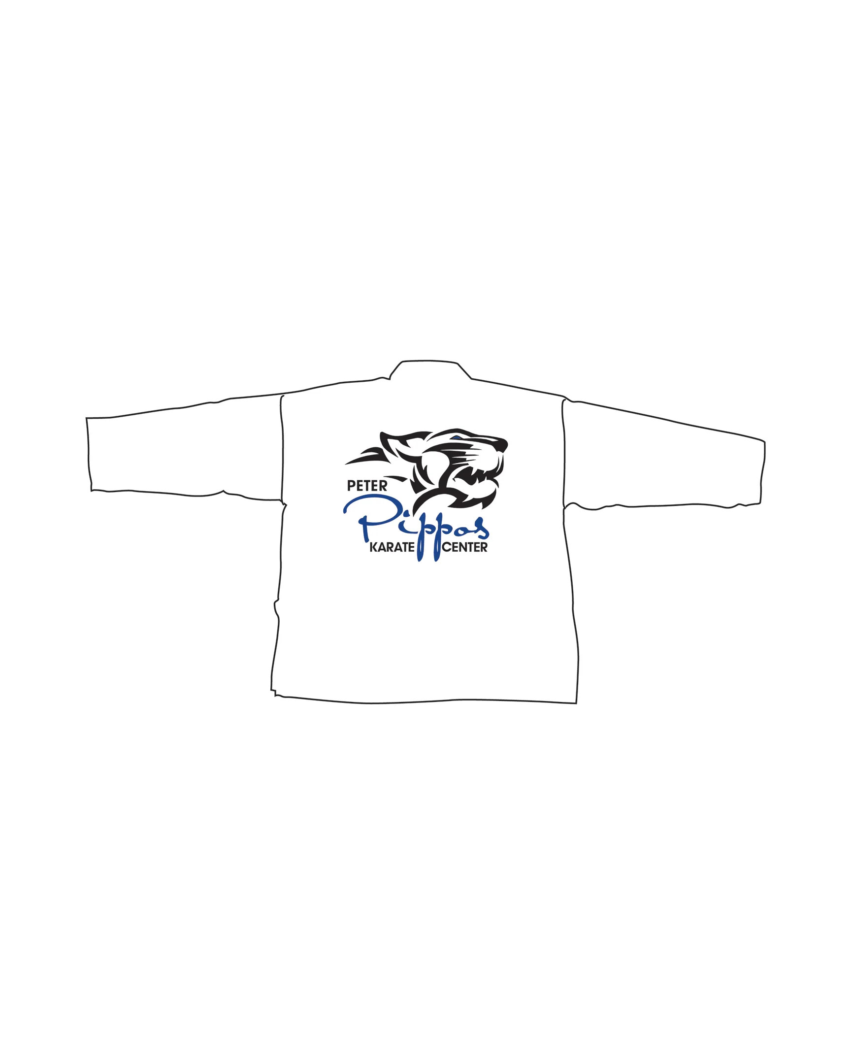 Student Elastic Uniform, White