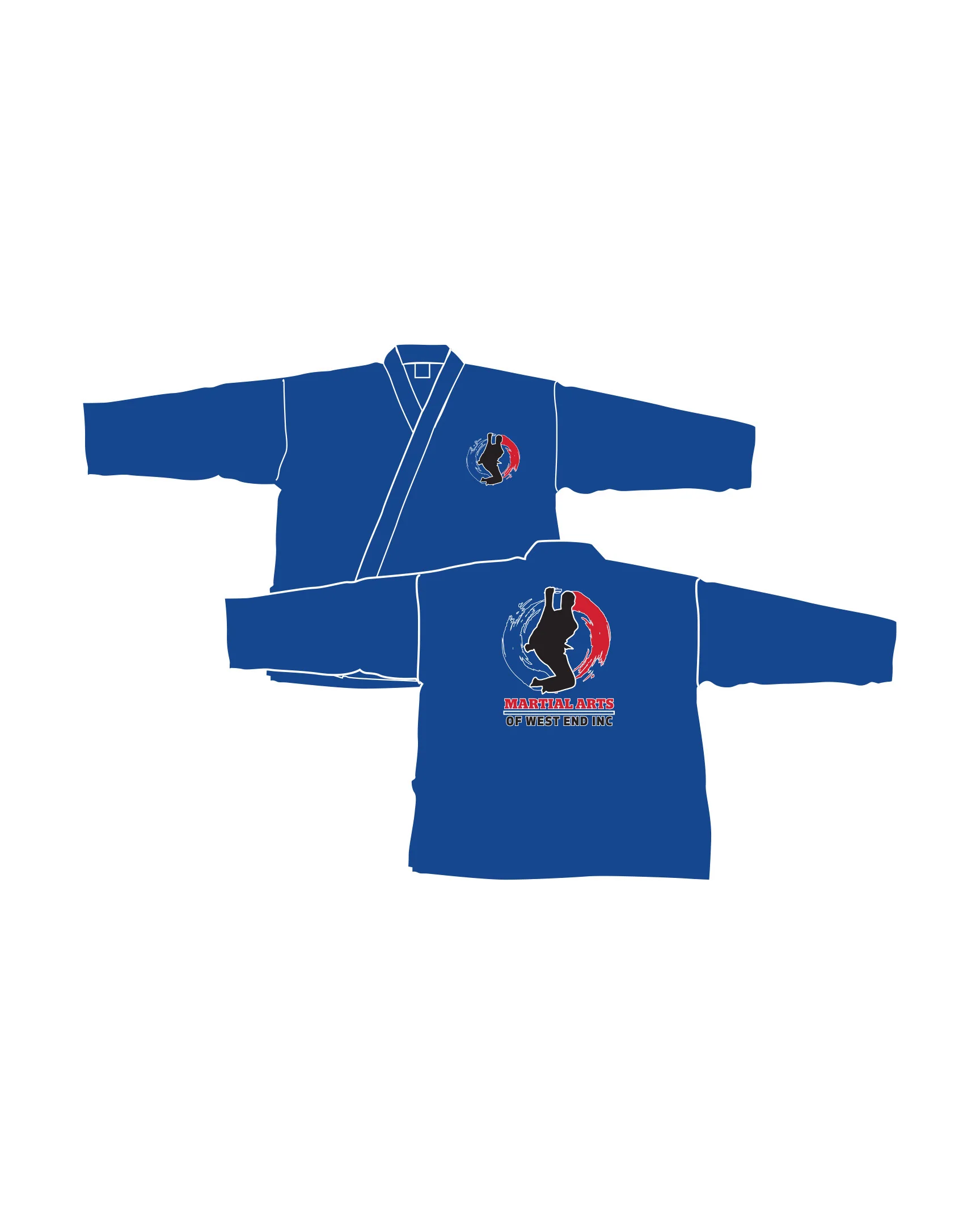 Student Elastic Uniform, Blue
