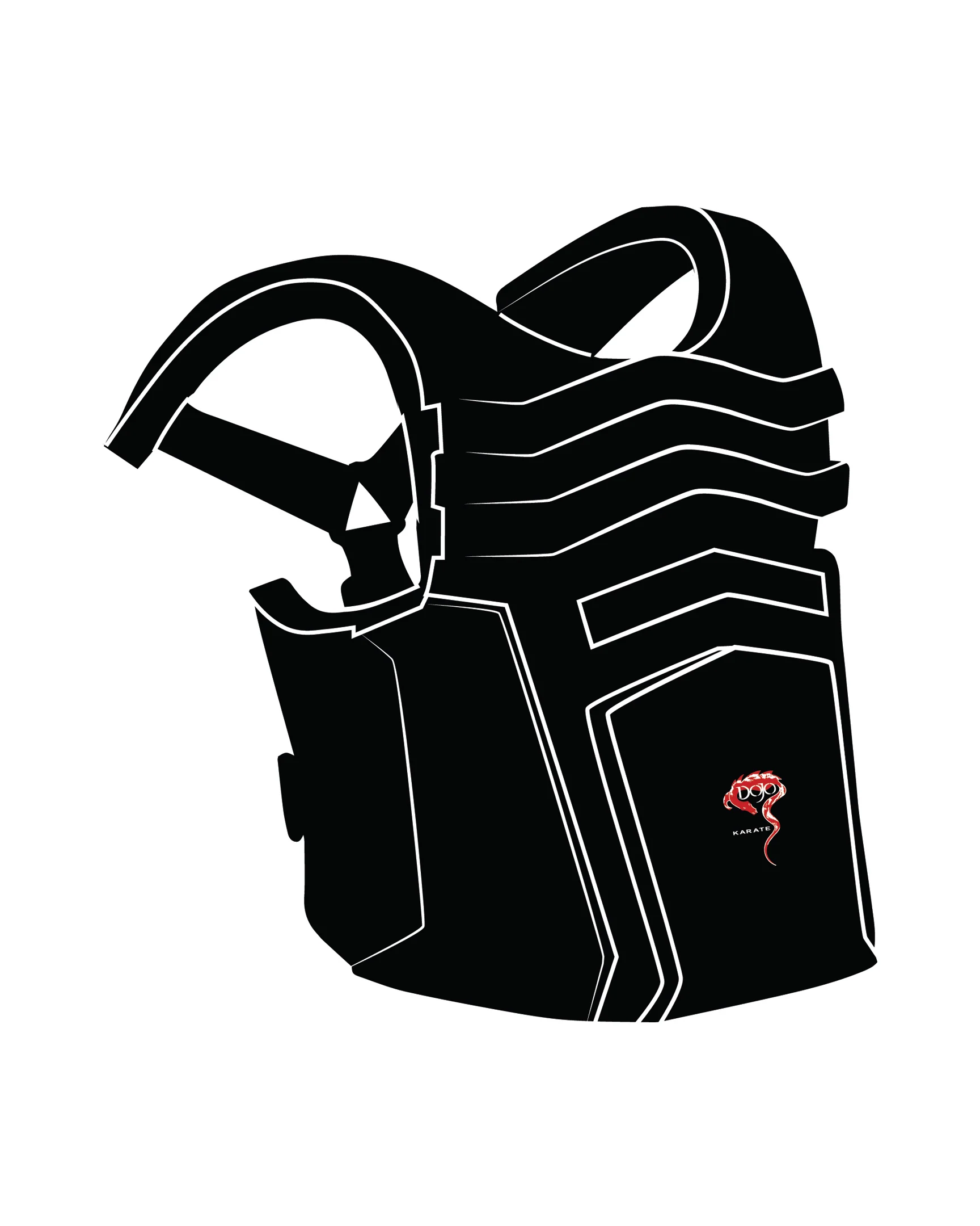 P2 Chest Guard - Custom, Black
