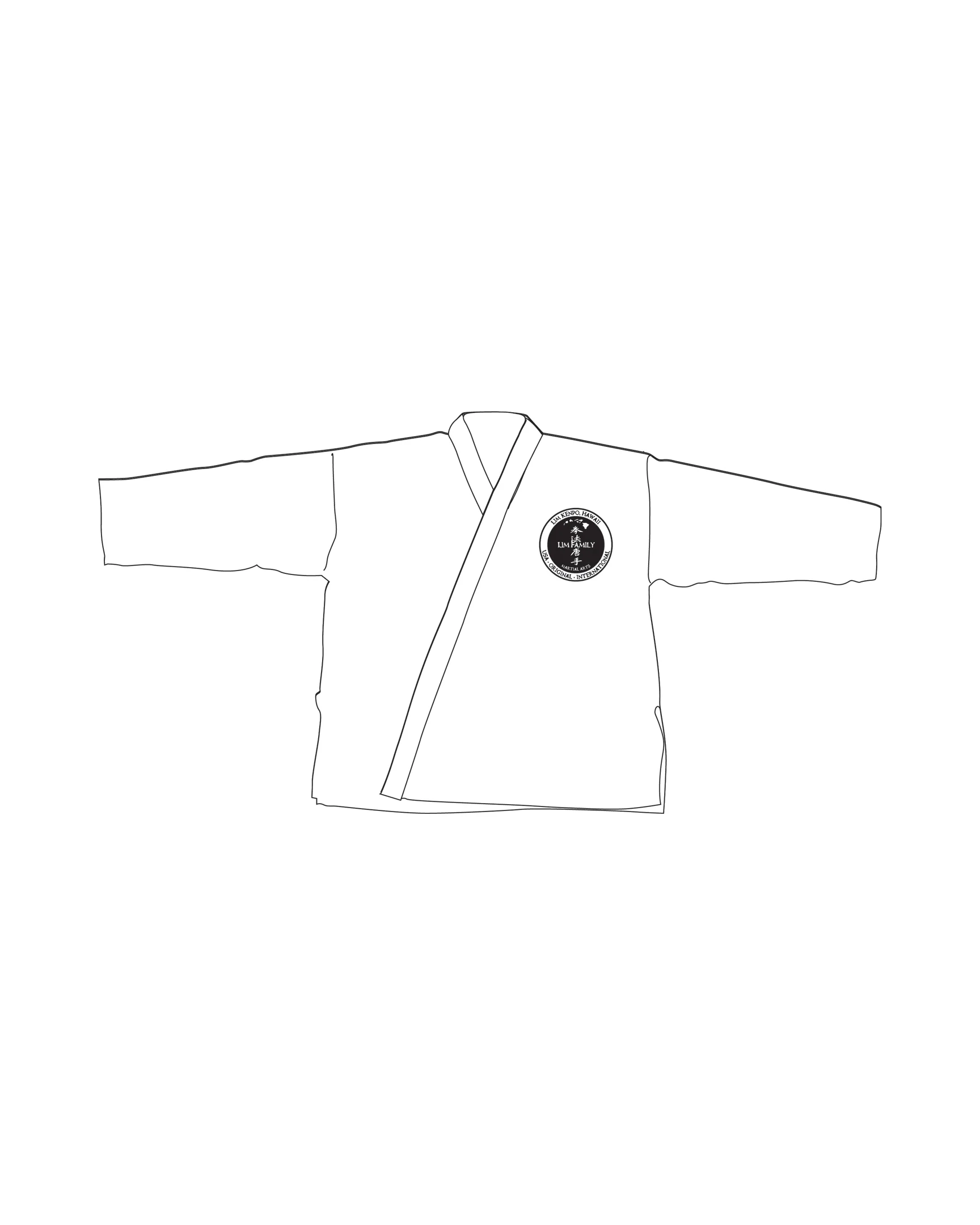 Lightweight Student Uniform, White - Image 2