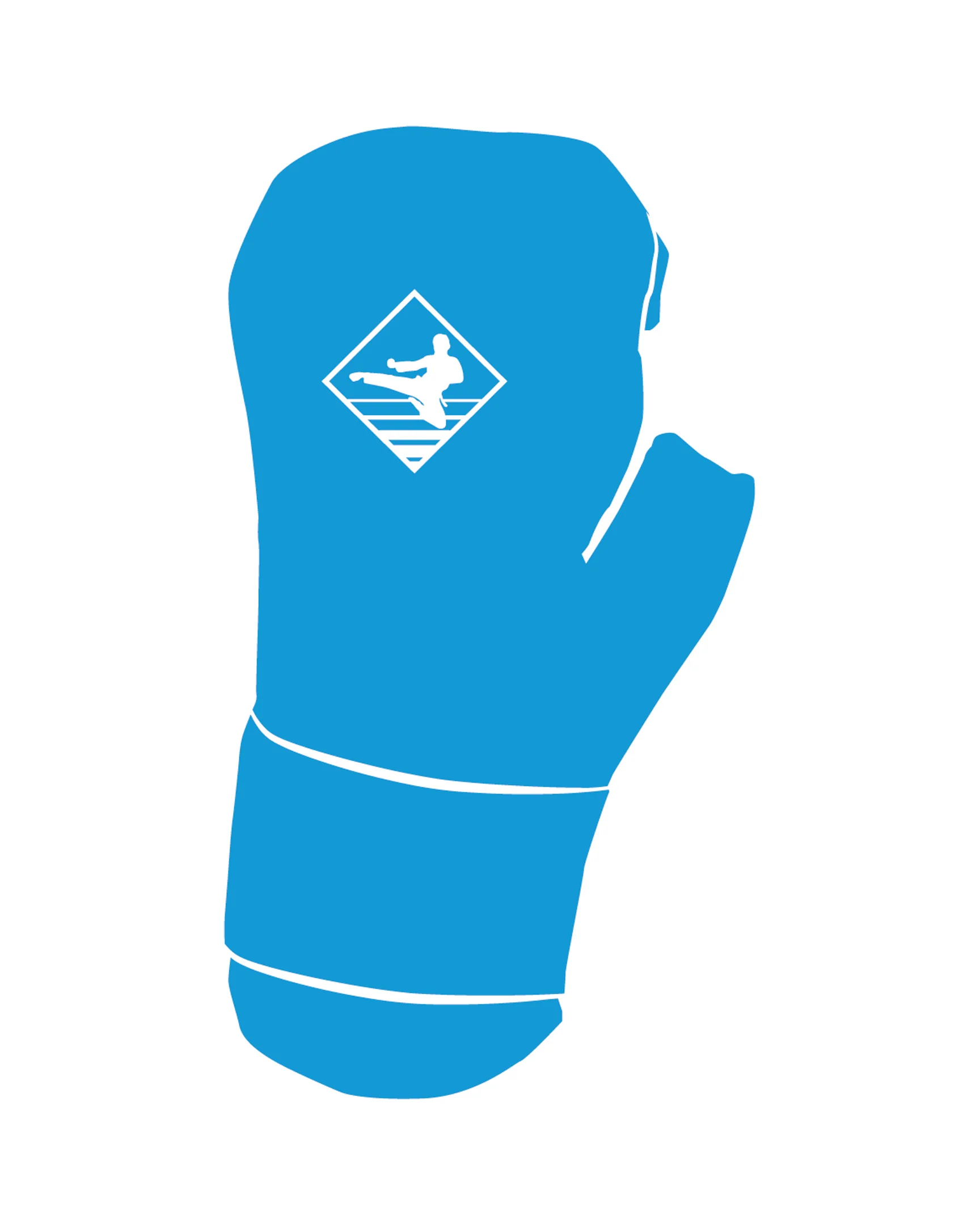 Century Glove Blank, Neon Blue