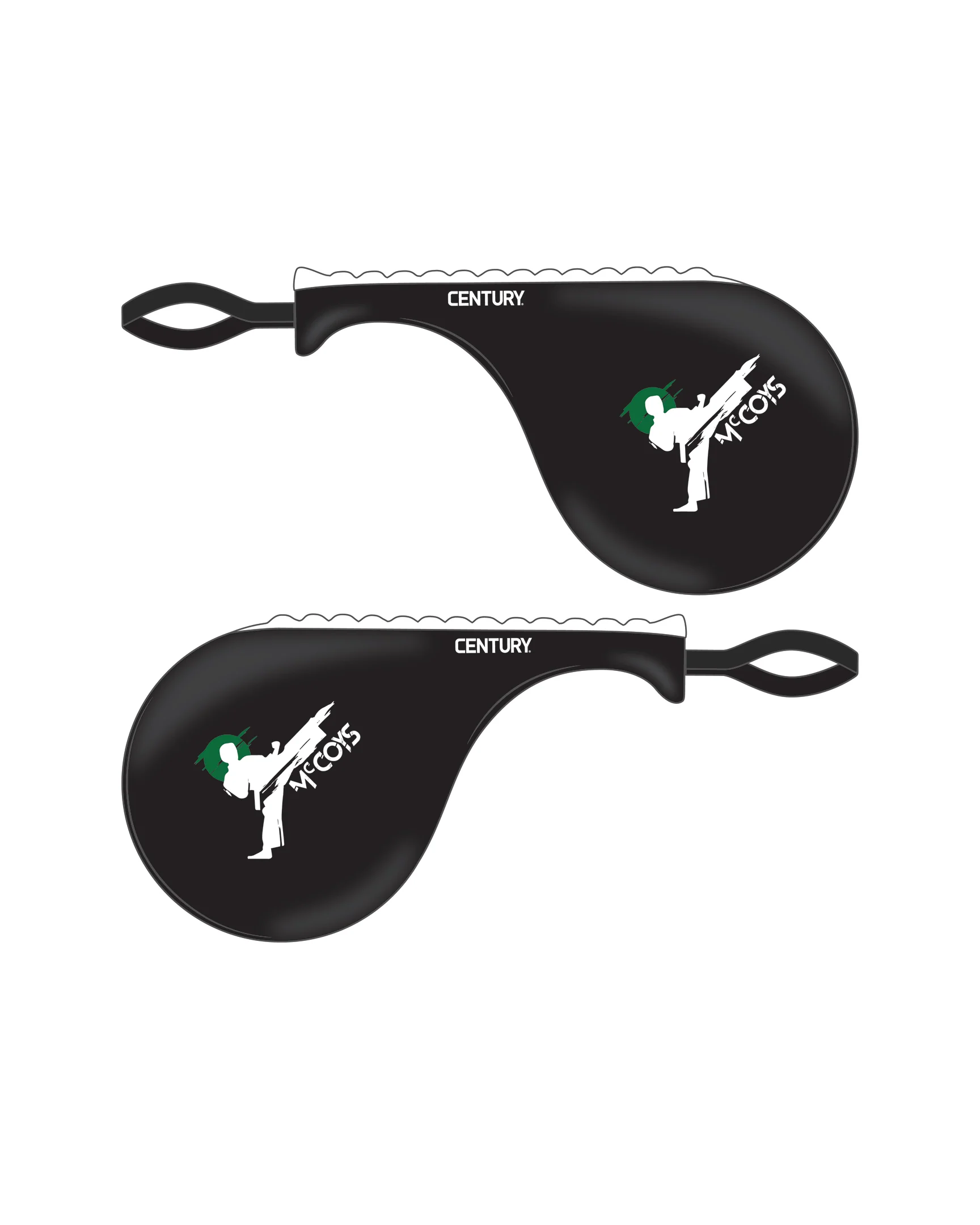 ADULT DOUBLE PADDLE CUSTOM, Black