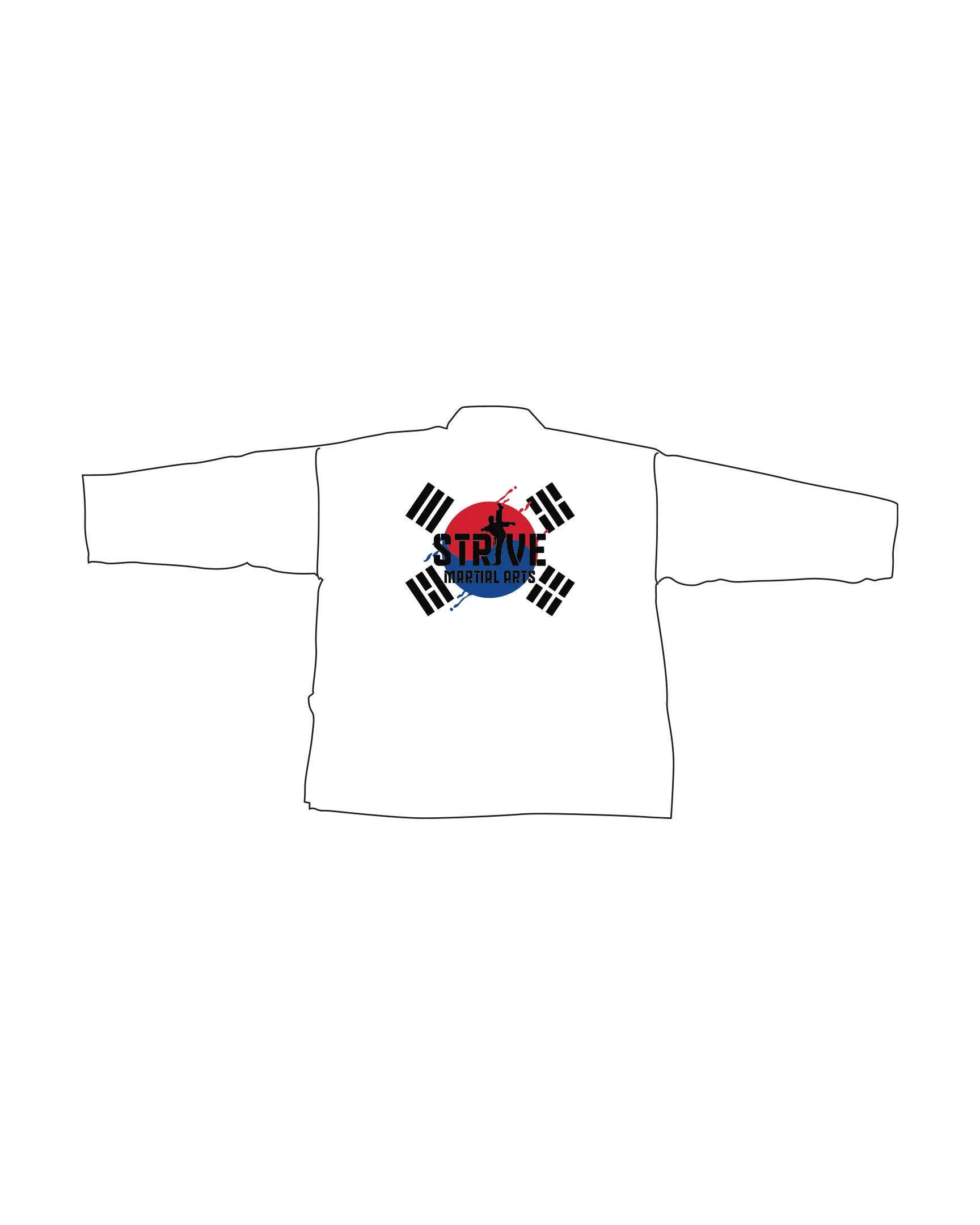 Lightweight Student Uniform, White