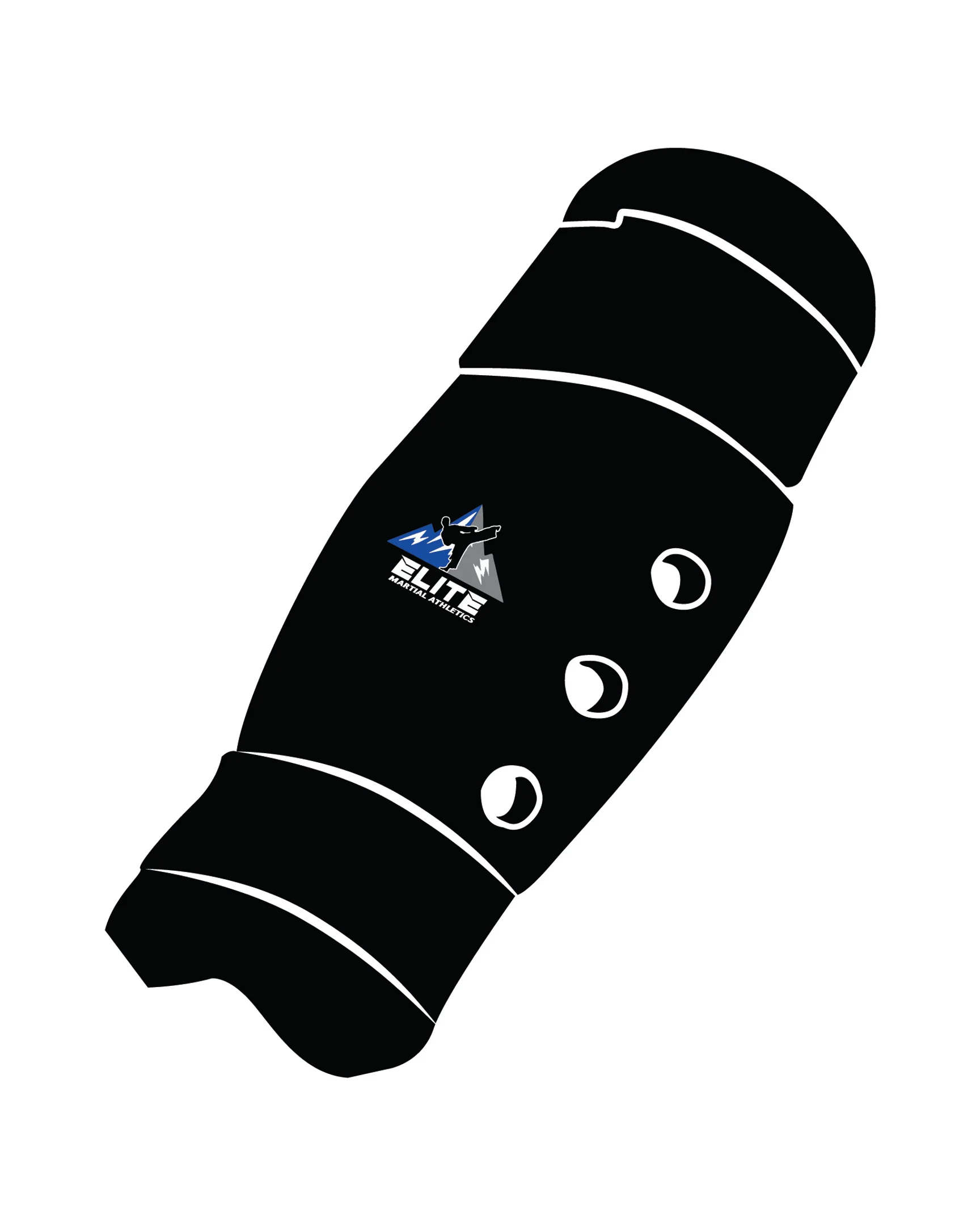 Shin Guard Custom, Black