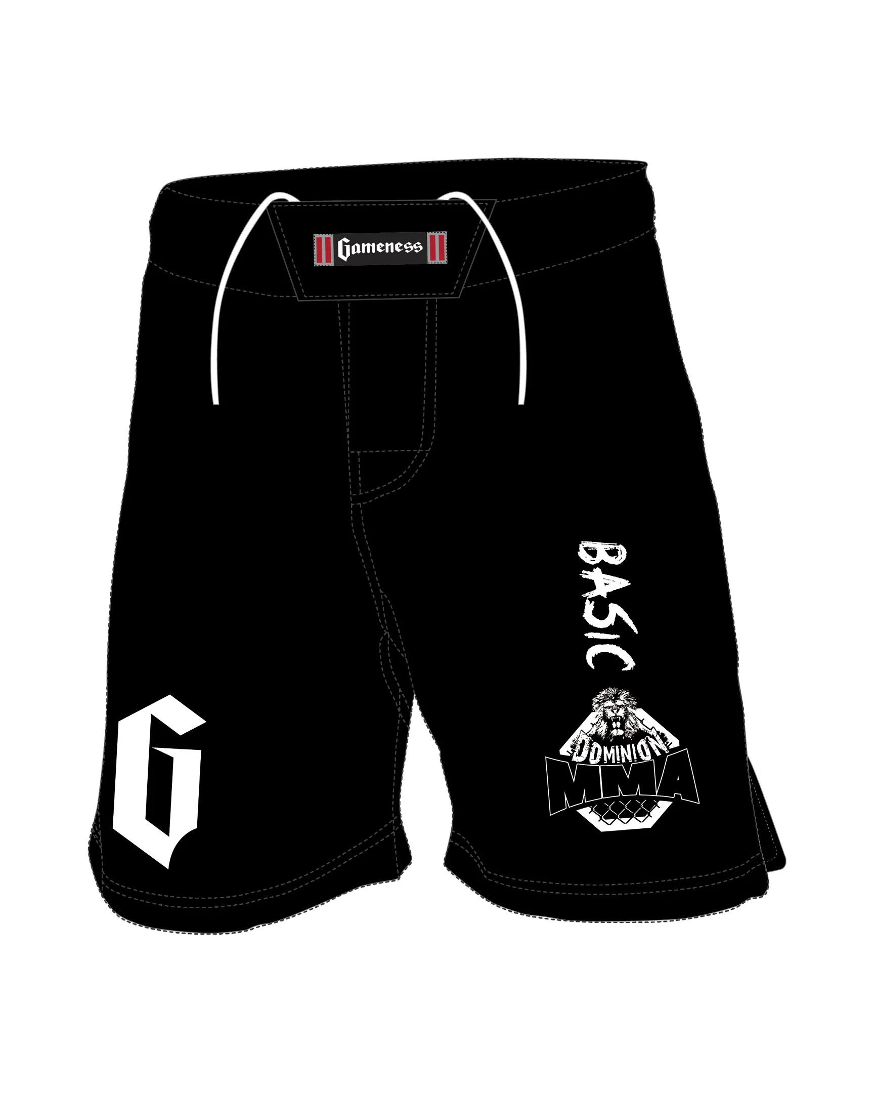 Gameness Train for life Shorts - Custom, Black