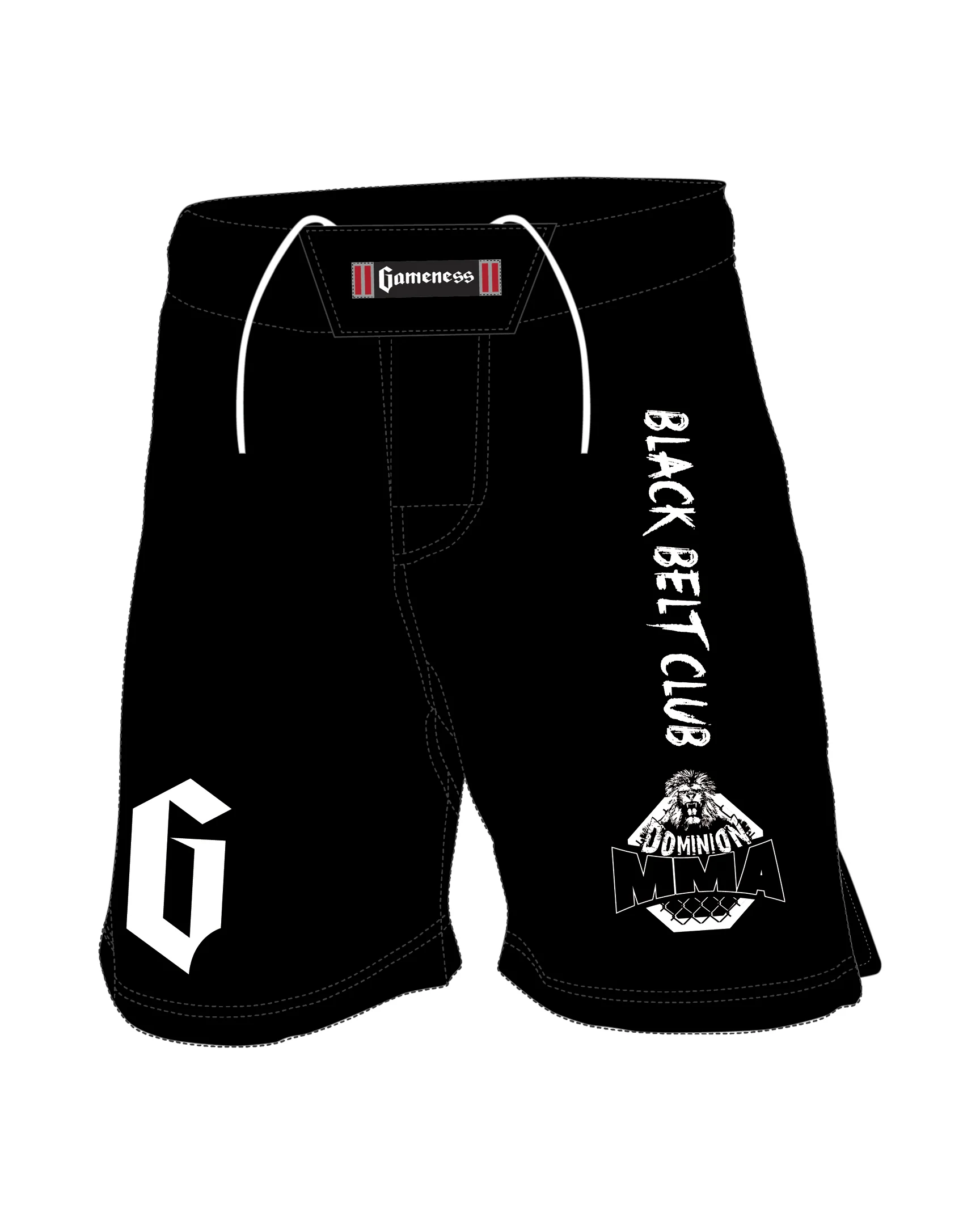 Gameness Train for life Shorts - Custom, Black